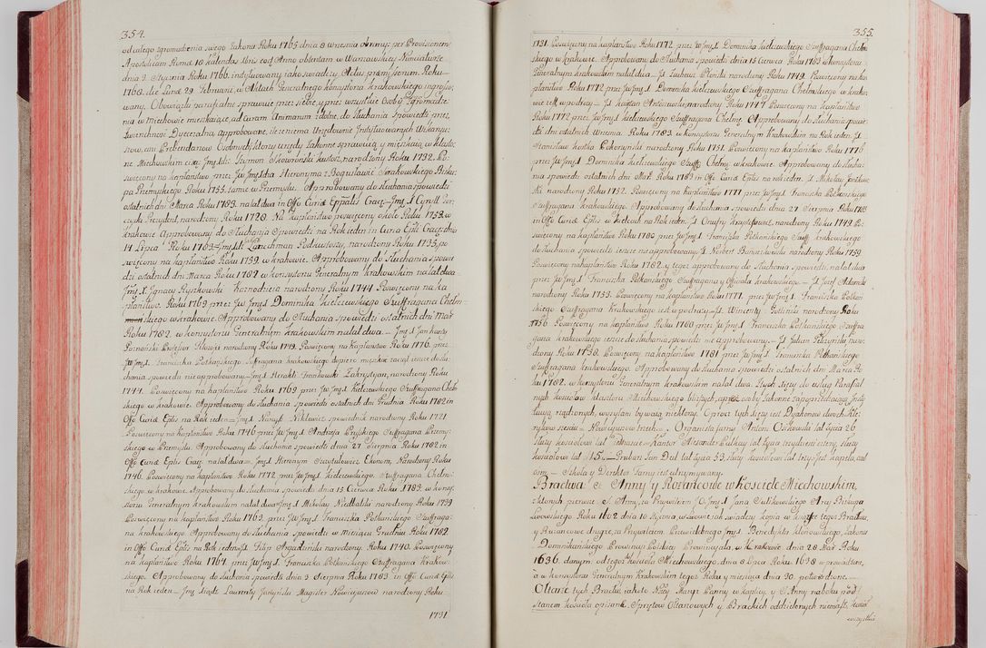 Zdjęcie nr 193 dla obiektu archiwalnego: Akta wizyty pod rządem dyecezyą J.O. Michała Jerzego Ciołka Xsiążęcia Poniatowskiego, biskupa płockiego, księcia pułtuskiego, koadiutora z całą jurysdykcją krakowksiego, xiążęcia siewierskiego, opata kommendataryusza czerwińskiego, dziekana warszawskiego, orderów Orła Białego i Świętego Stanisława kawalera, trzech dekanatów: proszowickiego, xiążnickiego i andrzejewskiego przez W.IMC.X Jacka Kochańskiego, kanonika sandomierskiego, plebana trojeckiego w roku 1783 odprawioney wypisane