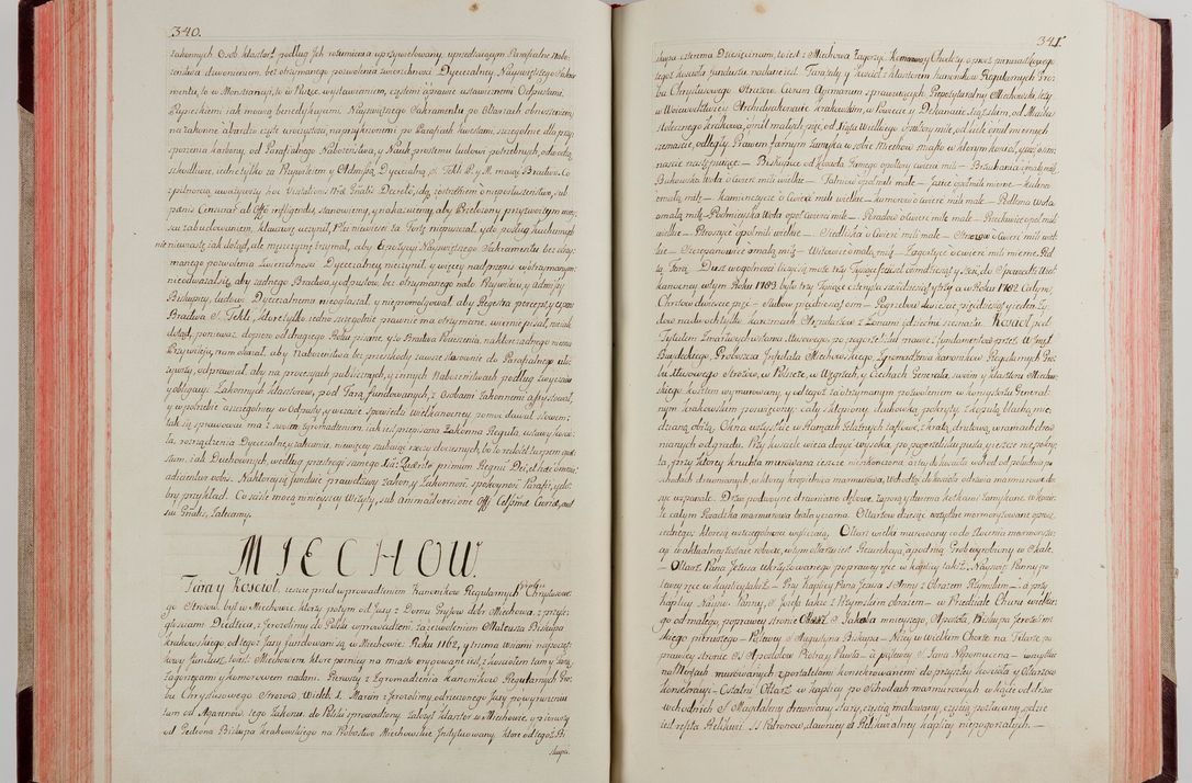 Zdjęcie nr 185 dla obiektu archiwalnego: Akta wizyty pod rządem dyecezyą J.O. Michała Jerzego Ciołka Xsiążęcia Poniatowskiego, biskupa płockiego, księcia pułtuskiego, koadiutora z całą jurysdykcją krakowksiego, xiążęcia siewierskiego, opata kommendataryusza czerwińskiego, dziekana warszawskiego, orderów Orła Białego i Świętego Stanisława kawalera, trzech dekanatów: proszowickiego, xiążnickiego i andrzejewskiego przez W.IMC.X Jacka Kochańskiego, kanonika sandomierskiego, plebana trojeckiego w roku 1783 odprawioney wypisane