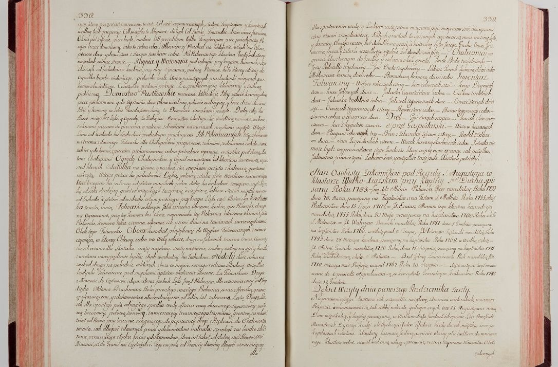 Zdjęcie nr 184 dla obiektu archiwalnego: Akta wizyty pod rządem dyecezyą J.O. Michała Jerzego Ciołka Xsiążęcia Poniatowskiego, biskupa płockiego, księcia pułtuskiego, koadiutora z całą jurysdykcją krakowksiego, xiążęcia siewierskiego, opata kommendataryusza czerwińskiego, dziekana warszawskiego, orderów Orła Białego i Świętego Stanisława kawalera, trzech dekanatów: proszowickiego, xiążnickiego i andrzejewskiego przez W.IMC.X Jacka Kochańskiego, kanonika sandomierskiego, plebana trojeckiego w roku 1783 odprawioney wypisane