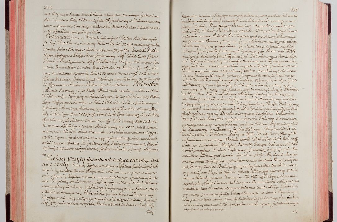 Zdjęcie nr 159 dla obiektu archiwalnego: Akta wizyty pod rządem dyecezyą J.O. Michała Jerzego Ciołka Xsiążęcia Poniatowskiego, biskupa płockiego, księcia pułtuskiego, koadiutora z całą jurysdykcją krakowksiego, xiążęcia siewierskiego, opata kommendataryusza czerwińskiego, dziekana warszawskiego, orderów Orła Białego i Świętego Stanisława kawalera, trzech dekanatów: proszowickiego, xiążnickiego i andrzejewskiego przez W.IMC.X Jacka Kochańskiego, kanonika sandomierskiego, plebana trojeckiego w roku 1783 odprawioney wypisane