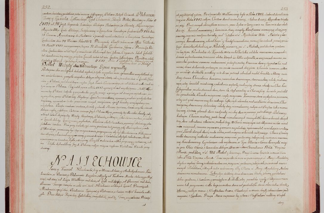 Zdjęcie nr 140 dla obiektu archiwalnego: Akta wizyty pod rządem dyecezyą J.O. Michała Jerzego Ciołka Xsiążęcia Poniatowskiego, biskupa płockiego, księcia pułtuskiego, koadiutora z całą jurysdykcją krakowksiego, xiążęcia siewierskiego, opata kommendataryusza czerwińskiego, dziekana warszawskiego, orderów Orła Białego i Świętego Stanisława kawalera, trzech dekanatów: proszowickiego, xiążnickiego i andrzejewskiego przez W.IMC.X Jacka Kochańskiego, kanonika sandomierskiego, plebana trojeckiego w roku 1783 odprawioney wypisane
