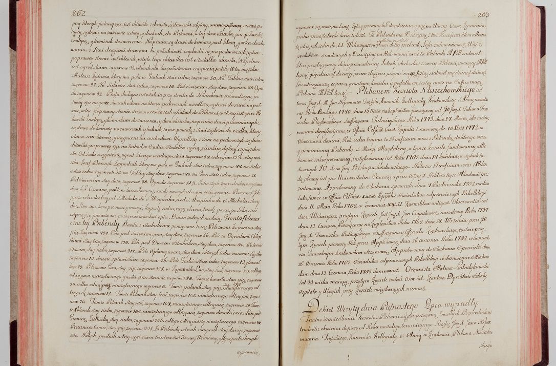 Zdjęcie nr 145 dla obiektu archiwalnego: Akta wizyty pod rządem dyecezyą J.O. Michała Jerzego Ciołka Xsiążęcia Poniatowskiego, biskupa płockiego, księcia pułtuskiego, koadiutora z całą jurysdykcją krakowksiego, xiążęcia siewierskiego, opata kommendataryusza czerwińskiego, dziekana warszawskiego, orderów Orła Białego i Świętego Stanisława kawalera, trzech dekanatów: proszowickiego, xiążnickiego i andrzejewskiego przez W.IMC.X Jacka Kochańskiego, kanonika sandomierskiego, plebana trojeckiego w roku 1783 odprawioney wypisane