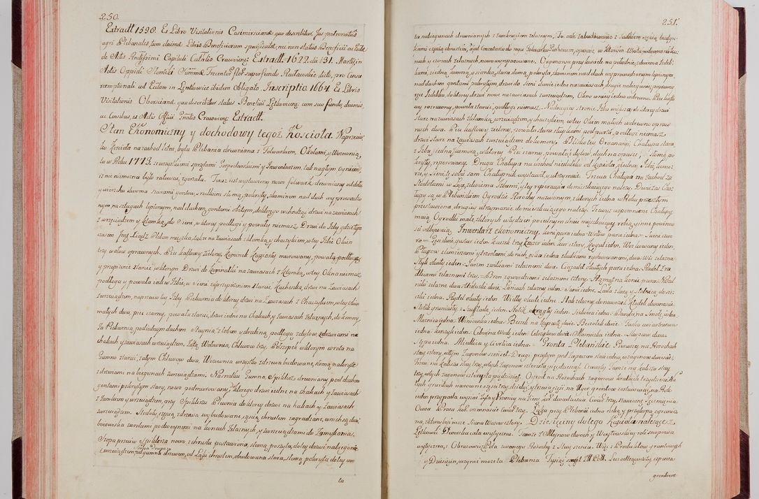 Zdjęcie nr 139 dla obiektu archiwalnego: Akta wizyty pod rządem dyecezyą J.O. Michała Jerzego Ciołka Xsiążęcia Poniatowskiego, biskupa płockiego, księcia pułtuskiego, koadiutora z całą jurysdykcją krakowksiego, xiążęcia siewierskiego, opata kommendataryusza czerwińskiego, dziekana warszawskiego, orderów Orła Białego i Świętego Stanisława kawalera, trzech dekanatów: proszowickiego, xiążnickiego i andrzejewskiego przez W.IMC.X Jacka Kochańskiego, kanonika sandomierskiego, plebana trojeckiego w roku 1783 odprawioney wypisane