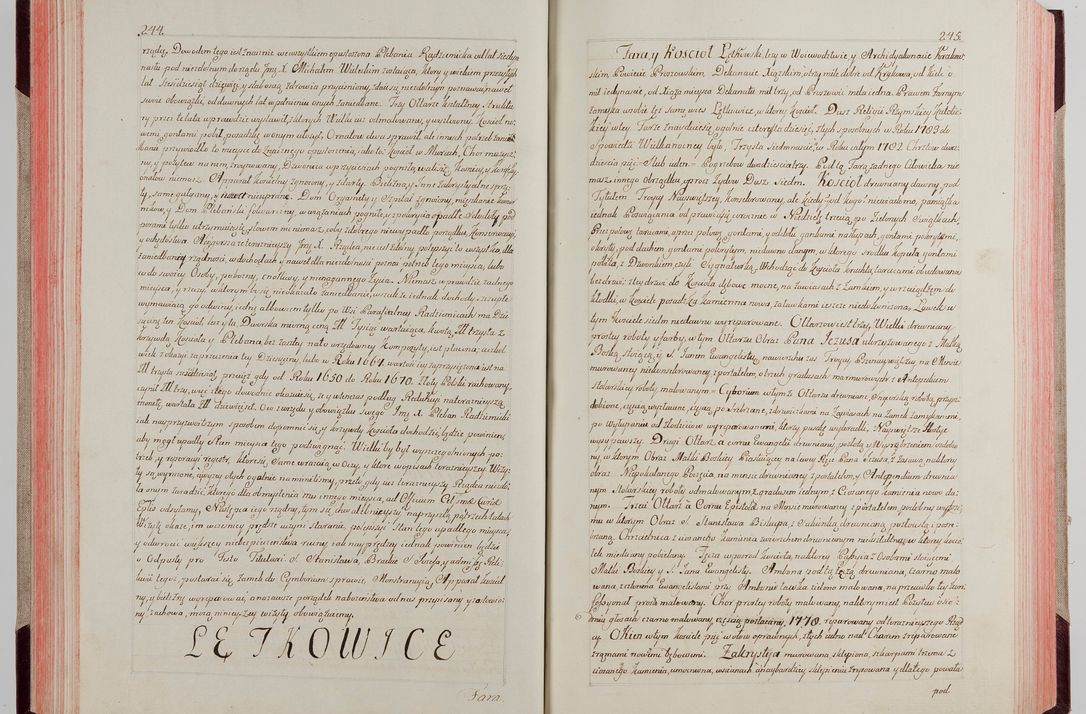 Zdjęcie nr 136 dla obiektu archiwalnego: Akta wizyty pod rządem dyecezyą J.O. Michała Jerzego Ciołka Xsiążęcia Poniatowskiego, biskupa płockiego, księcia pułtuskiego, koadiutora z całą jurysdykcją krakowksiego, xiążęcia siewierskiego, opata kommendataryusza czerwińskiego, dziekana warszawskiego, orderów Orła Białego i Świętego Stanisława kawalera, trzech dekanatów: proszowickiego, xiążnickiego i andrzejewskiego przez W.IMC.X Jacka Kochańskiego, kanonika sandomierskiego, plebana trojeckiego w roku 1783 odprawioney wypisane