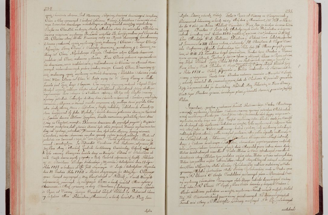 Zdjęcie nr 131 dla obiektu archiwalnego: Akta wizyty pod rządem dyecezyą J.O. Michała Jerzego Ciołka Xsiążęcia Poniatowskiego, biskupa płockiego, księcia pułtuskiego, koadiutora z całą jurysdykcją krakowksiego, xiążęcia siewierskiego, opata kommendataryusza czerwińskiego, dziekana warszawskiego, orderów Orła Białego i Świętego Stanisława kawalera, trzech dekanatów: proszowickiego, xiążnickiego i andrzejewskiego przez W.IMC.X Jacka Kochańskiego, kanonika sandomierskiego, plebana trojeckiego w roku 1783 odprawioney wypisane