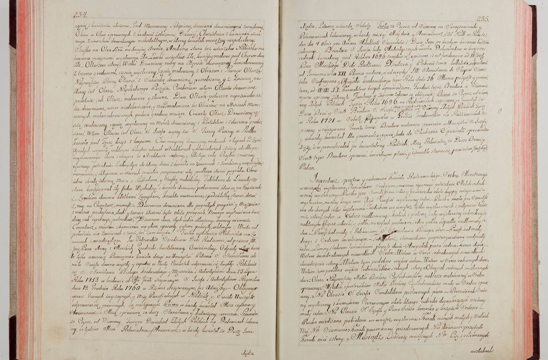 Zdjęcie nr 130 dla obiektu archiwalnego: Akta wizyty pod rządem dyecezyą J.O. Michała Jerzego Ciołka Xsiążęcia Poniatowskiego, biskupa płockiego, księcia pułtuskiego, koadiutora z całą jurysdykcją krakowksiego, xiążęcia siewierskiego, opata kommendataryusza czerwińskiego, dziekana warszawskiego, orderów Orła Białego i Świętego Stanisława kawalera, trzech dekanatów: proszowickiego, xiążnickiego i andrzejewskiego przez W.IMC.X Jacka Kochańskiego, kanonika sandomierskiego, plebana trojeckiego w roku 1783 odprawioney wypisane