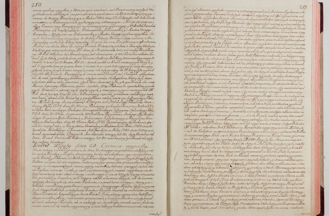 Zdjęcie nr 122 dla obiektu archiwalnego: Akta wizyty pod rządem dyecezyą J.O. Michała Jerzego Ciołka Xsiążęcia Poniatowskiego, biskupa płockiego, księcia pułtuskiego, koadiutora z całą jurysdykcją krakowksiego, xiążęcia siewierskiego, opata kommendataryusza czerwińskiego, dziekana warszawskiego, orderów Orła Białego i Świętego Stanisława kawalera, trzech dekanatów: proszowickiego, xiążnickiego i andrzejewskiego przez W.IMC.X Jacka Kochańskiego, kanonika sandomierskiego, plebana trojeckiego w roku 1783 odprawioney wypisane
