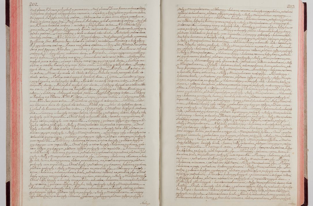 Zdjęcie nr 114 dla obiektu archiwalnego: Akta wizyty pod rządem dyecezyą J.O. Michała Jerzego Ciołka Xsiążęcia Poniatowskiego, biskupa płockiego, księcia pułtuskiego, koadiutora z całą jurysdykcją krakowksiego, xiążęcia siewierskiego, opata kommendataryusza czerwińskiego, dziekana warszawskiego, orderów Orła Białego i Świętego Stanisława kawalera, trzech dekanatów: proszowickiego, xiążnickiego i andrzejewskiego przez W.IMC.X Jacka Kochańskiego, kanonika sandomierskiego, plebana trojeckiego w roku 1783 odprawioney wypisane