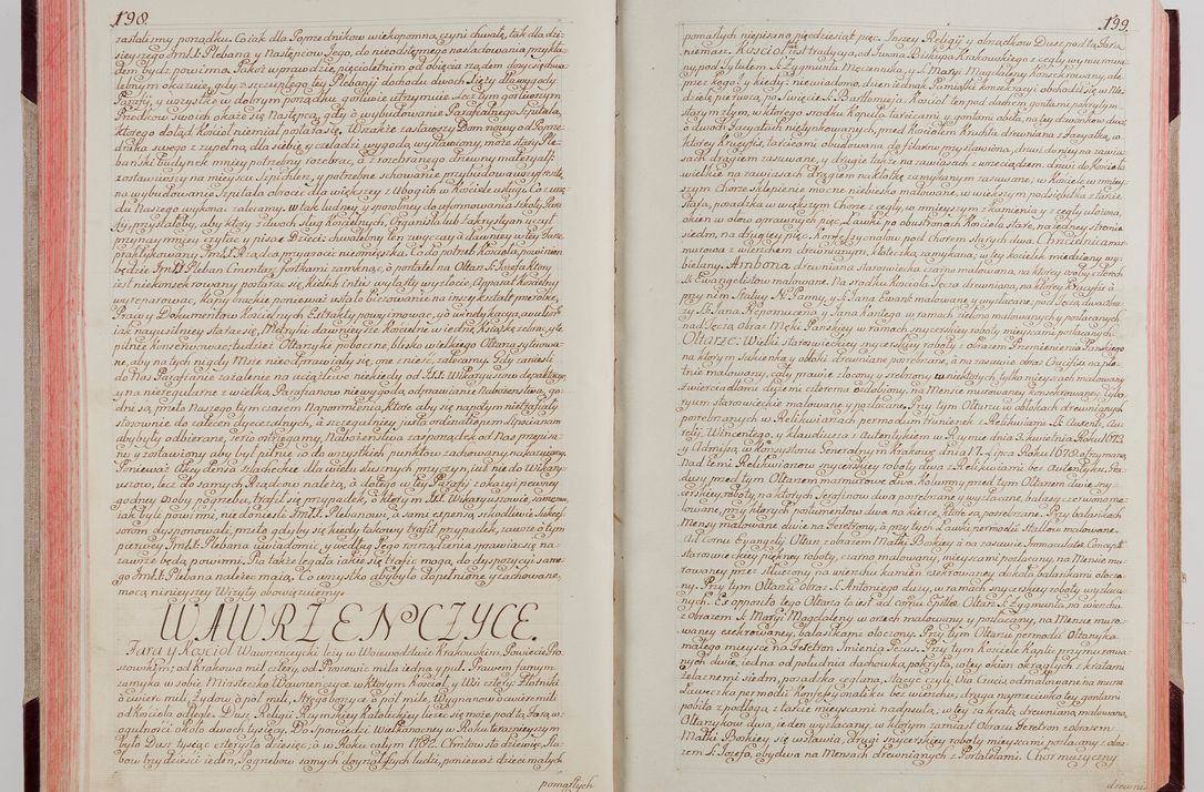 Zdjęcie nr 111 dla obiektu archiwalnego: Akta wizyty pod rządem dyecezyą J.O. Michała Jerzego Ciołka Xsiążęcia Poniatowskiego, biskupa płockiego, księcia pułtuskiego, koadiutora z całą jurysdykcją krakowksiego, xiążęcia siewierskiego, opata kommendataryusza czerwińskiego, dziekana warszawskiego, orderów Orła Białego i Świętego Stanisława kawalera, trzech dekanatów: proszowickiego, xiążnickiego i andrzejewskiego przez W.IMC.X Jacka Kochańskiego, kanonika sandomierskiego, plebana trojeckiego w roku 1783 odprawioney wypisane