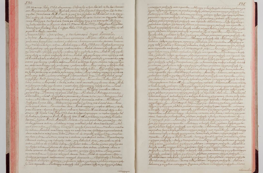 Zdjęcie nr 107 dla obiektu archiwalnego: Akta wizyty pod rządem dyecezyą J.O. Michała Jerzego Ciołka Xsiążęcia Poniatowskiego, biskupa płockiego, księcia pułtuskiego, koadiutora z całą jurysdykcją krakowksiego, xiążęcia siewierskiego, opata kommendataryusza czerwińskiego, dziekana warszawskiego, orderów Orła Białego i Świętego Stanisława kawalera, trzech dekanatów: proszowickiego, xiążnickiego i andrzejewskiego przez W.IMC.X Jacka Kochańskiego, kanonika sandomierskiego, plebana trojeckiego w roku 1783 odprawioney wypisane