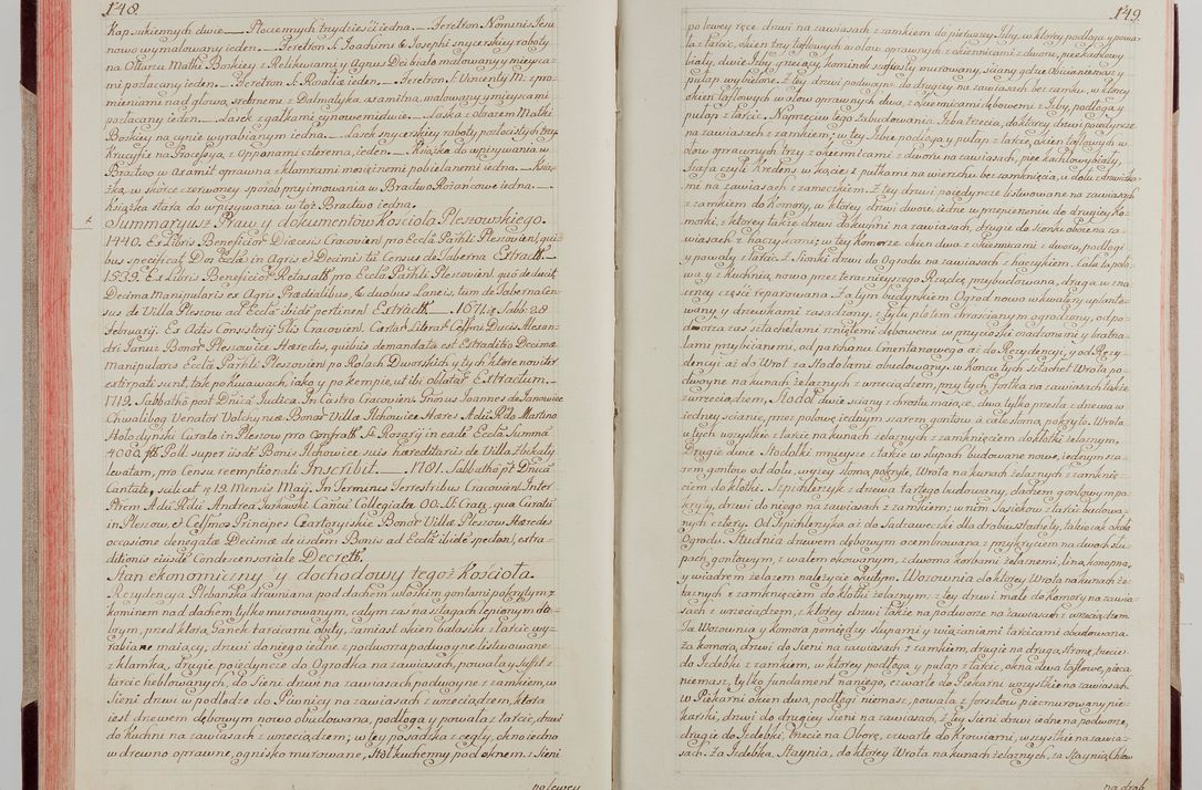 Zdjęcie nr 85 dla obiektu archiwalnego: Akta wizyty pod rządem dyecezyą J.O. Michała Jerzego Ciołka Xsiążęcia Poniatowskiego, biskupa płockiego, księcia pułtuskiego, koadiutora z całą jurysdykcją krakowksiego, xiążęcia siewierskiego, opata kommendataryusza czerwińskiego, dziekana warszawskiego, orderów Orła Białego i Świętego Stanisława kawalera, trzech dekanatów: proszowickiego, xiążnickiego i andrzejewskiego przez W.IMC.X Jacka Kochańskiego, kanonika sandomierskiego, plebana trojeckiego w roku 1783 odprawioney wypisane