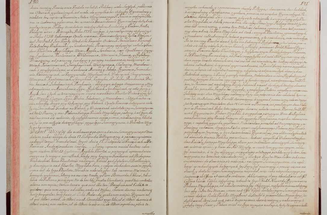 Zdjęcie nr 81 dla obiektu archiwalnego: Akta wizyty pod rządem dyecezyą J.O. Michała Jerzego Ciołka Xsiążęcia Poniatowskiego, biskupa płockiego, księcia pułtuskiego, koadiutora z całą jurysdykcją krakowksiego, xiążęcia siewierskiego, opata kommendataryusza czerwińskiego, dziekana warszawskiego, orderów Orła Białego i Świętego Stanisława kawalera, trzech dekanatów: proszowickiego, xiążnickiego i andrzejewskiego przez W.IMC.X Jacka Kochańskiego, kanonika sandomierskiego, plebana trojeckiego w roku 1783 odprawioney wypisane