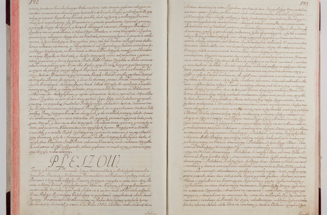 Zdjęcie nr 82 dla obiektu archiwalnego: Akta wizyty pod rządem dyecezyą J.O. Michała Jerzego Ciołka Xsiążęcia Poniatowskiego, biskupa płockiego, księcia pułtuskiego, koadiutora z całą jurysdykcją krakowksiego, xiążęcia siewierskiego, opata kommendataryusza czerwińskiego, dziekana warszawskiego, orderów Orła Białego i Świętego Stanisława kawalera, trzech dekanatów: proszowickiego, xiążnickiego i andrzejewskiego przez W.IMC.X Jacka Kochańskiego, kanonika sandomierskiego, plebana trojeckiego w roku 1783 odprawioney wypisane
