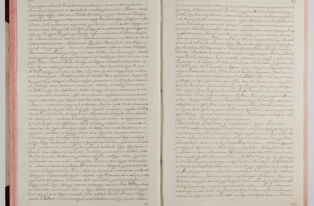 Zdjęcie nr 57 dla obiektu archiwalnego: Akta wizyty pod rządem dyecezyą J.O. Michała Jerzego Ciołka Xsiążęcia Poniatowskiego, biskupa płockiego, księcia pułtuskiego, koadiutora z całą jurysdykcją krakowksiego, xiążęcia siewierskiego, opata kommendataryusza czerwińskiego, dziekana warszawskiego, orderów Orła Białego i Świętego Stanisława kawalera, trzech dekanatów: proszowickiego, xiążnickiego i andrzejewskiego przez W.IMC.X Jacka Kochańskiego, kanonika sandomierskiego, plebana trojeckiego w roku 1783 odprawioney wypisane