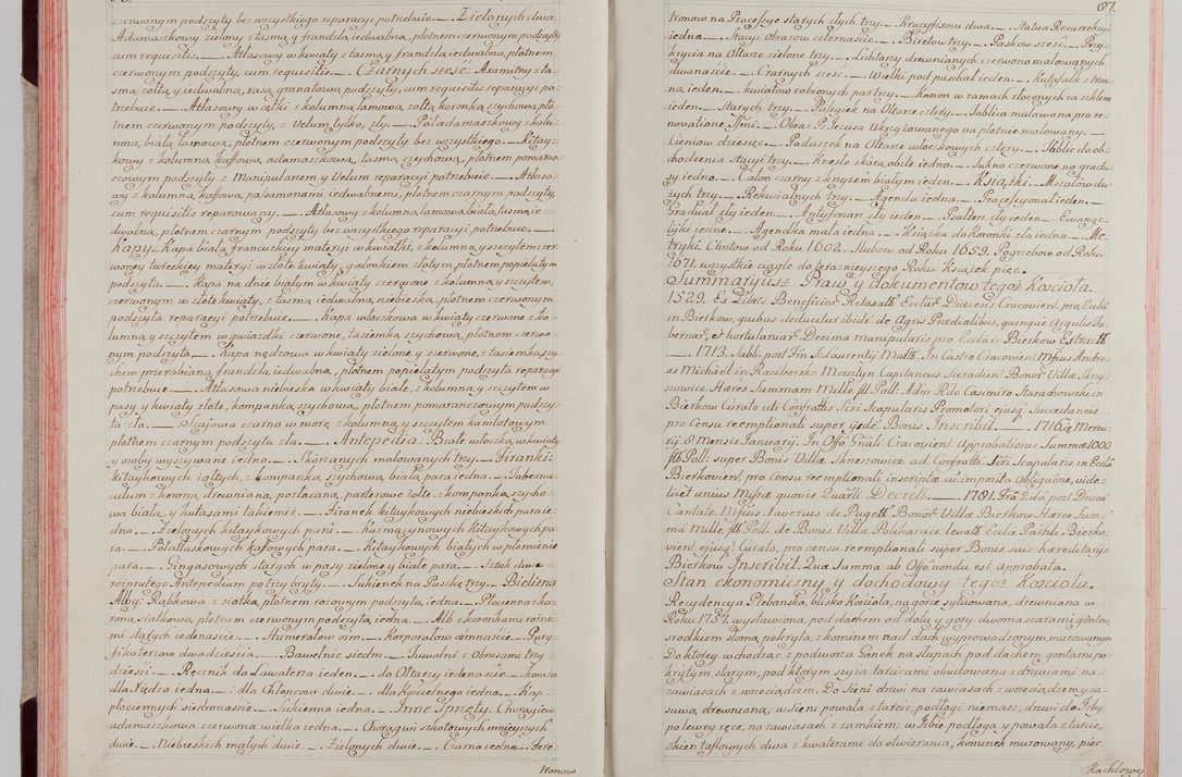 Zdjęcie nr 54 dla obiektu archiwalnego: Akta wizyty pod rządem dyecezyą J.O. Michała Jerzego Ciołka Xsiążęcia Poniatowskiego, biskupa płockiego, księcia pułtuskiego, koadiutora z całą jurysdykcją krakowksiego, xiążęcia siewierskiego, opata kommendataryusza czerwińskiego, dziekana warszawskiego, orderów Orła Białego i Świętego Stanisława kawalera, trzech dekanatów: proszowickiego, xiążnickiego i andrzejewskiego przez W.IMC.X Jacka Kochańskiego, kanonika sandomierskiego, plebana trojeckiego w roku 1783 odprawioney wypisane