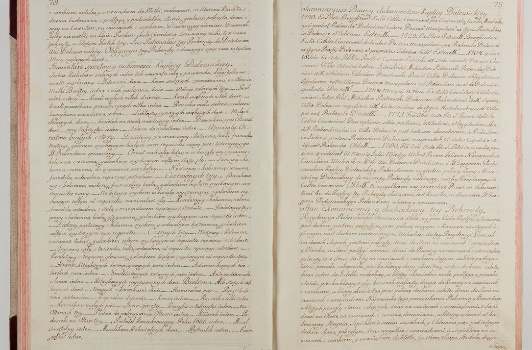 Zdjęcie nr 50 dla obiektu archiwalnego: Akta wizyty pod rządem dyecezyą J.O. Michała Jerzego Ciołka Xsiążęcia Poniatowskiego, biskupa płockiego, księcia pułtuskiego, koadiutora z całą jurysdykcją krakowksiego, xiążęcia siewierskiego, opata kommendataryusza czerwińskiego, dziekana warszawskiego, orderów Orła Białego i Świętego Stanisława kawalera, trzech dekanatów: proszowickiego, xiążnickiego i andrzejewskiego przez W.IMC.X Jacka Kochańskiego, kanonika sandomierskiego, plebana trojeckiego w roku 1783 odprawioney wypisane