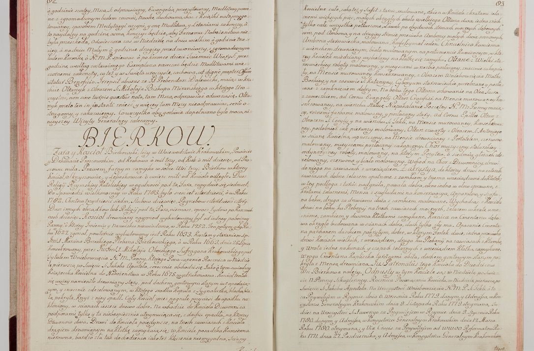 Zdjęcie nr 52 dla obiektu archiwalnego: Akta wizyty pod rządem dyecezyą J.O. Michała Jerzego Ciołka Xsiążęcia Poniatowskiego, biskupa płockiego, księcia pułtuskiego, koadiutora z całą jurysdykcją krakowksiego, xiążęcia siewierskiego, opata kommendataryusza czerwińskiego, dziekana warszawskiego, orderów Orła Białego i Świętego Stanisława kawalera, trzech dekanatów: proszowickiego, xiążnickiego i andrzejewskiego przez W.IMC.X Jacka Kochańskiego, kanonika sandomierskiego, plebana trojeckiego w roku 1783 odprawioney wypisane