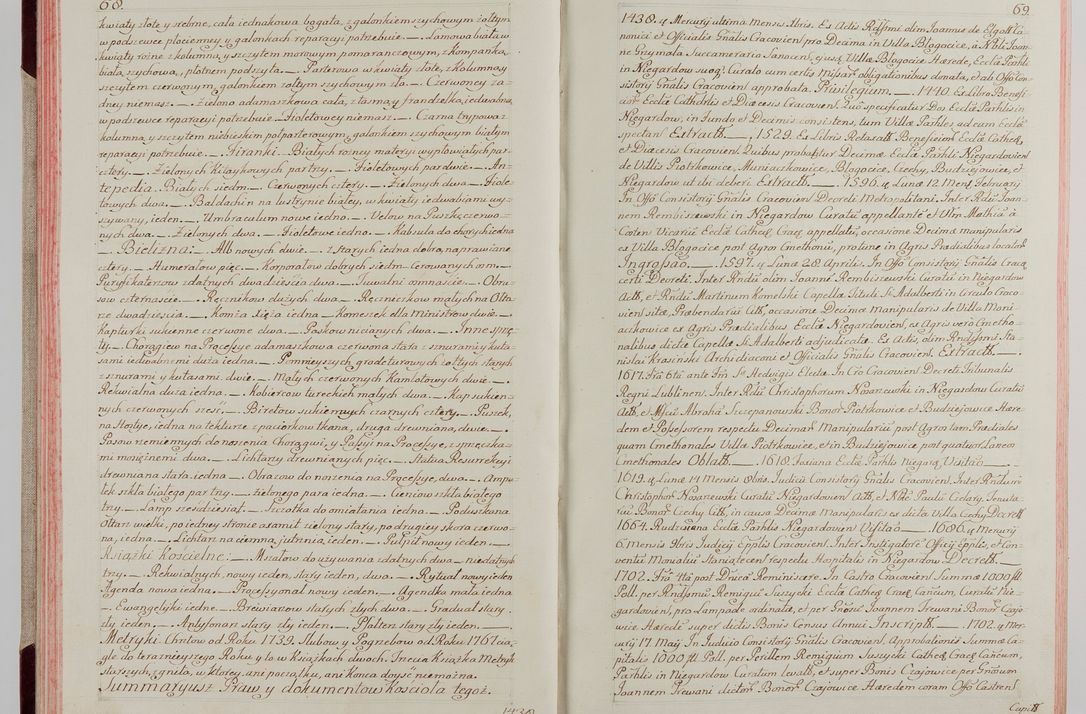 Zdjęcie nr 44 dla obiektu archiwalnego: Akta wizyty pod rządem dyecezyą J.O. Michała Jerzego Ciołka Xsiążęcia Poniatowskiego, biskupa płockiego, księcia pułtuskiego, koadiutora z całą jurysdykcją krakowksiego, xiążęcia siewierskiego, opata kommendataryusza czerwińskiego, dziekana warszawskiego, orderów Orła Białego i Świętego Stanisława kawalera, trzech dekanatów: proszowickiego, xiążnickiego i andrzejewskiego przez W.IMC.X Jacka Kochańskiego, kanonika sandomierskiego, plebana trojeckiego w roku 1783 odprawioney wypisane