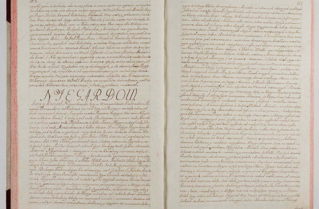 Zdjęcie nr 42 dla obiektu archiwalnego: Akta wizyty pod rządem dyecezyą J.O. Michała Jerzego Ciołka Xsiążęcia Poniatowskiego, biskupa płockiego, księcia pułtuskiego, koadiutora z całą jurysdykcją krakowksiego, xiążęcia siewierskiego, opata kommendataryusza czerwińskiego, dziekana warszawskiego, orderów Orła Białego i Świętego Stanisława kawalera, trzech dekanatów: proszowickiego, xiążnickiego i andrzejewskiego przez W.IMC.X Jacka Kochańskiego, kanonika sandomierskiego, plebana trojeckiego w roku 1783 odprawioney wypisane