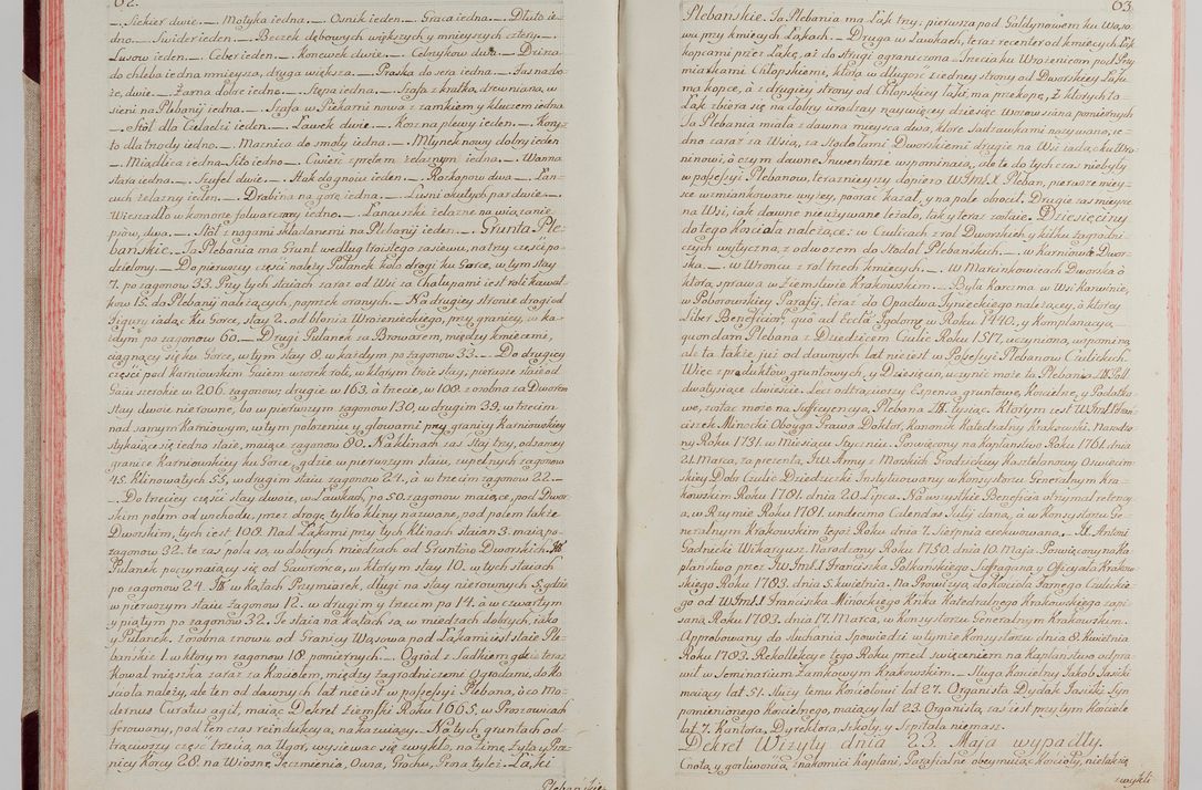 Zdjęcie nr 40 dla obiektu archiwalnego: Akta wizyty pod rządem dyecezyą J.O. Michała Jerzego Ciołka Xsiążęcia Poniatowskiego, biskupa płockiego, księcia pułtuskiego, koadiutora z całą jurysdykcją krakowksiego, xiążęcia siewierskiego, opata kommendataryusza czerwińskiego, dziekana warszawskiego, orderów Orła Białego i Świętego Stanisława kawalera, trzech dekanatów: proszowickiego, xiążnickiego i andrzejewskiego przez W.IMC.X Jacka Kochańskiego, kanonika sandomierskiego, plebana trojeckiego w roku 1783 odprawioney wypisane