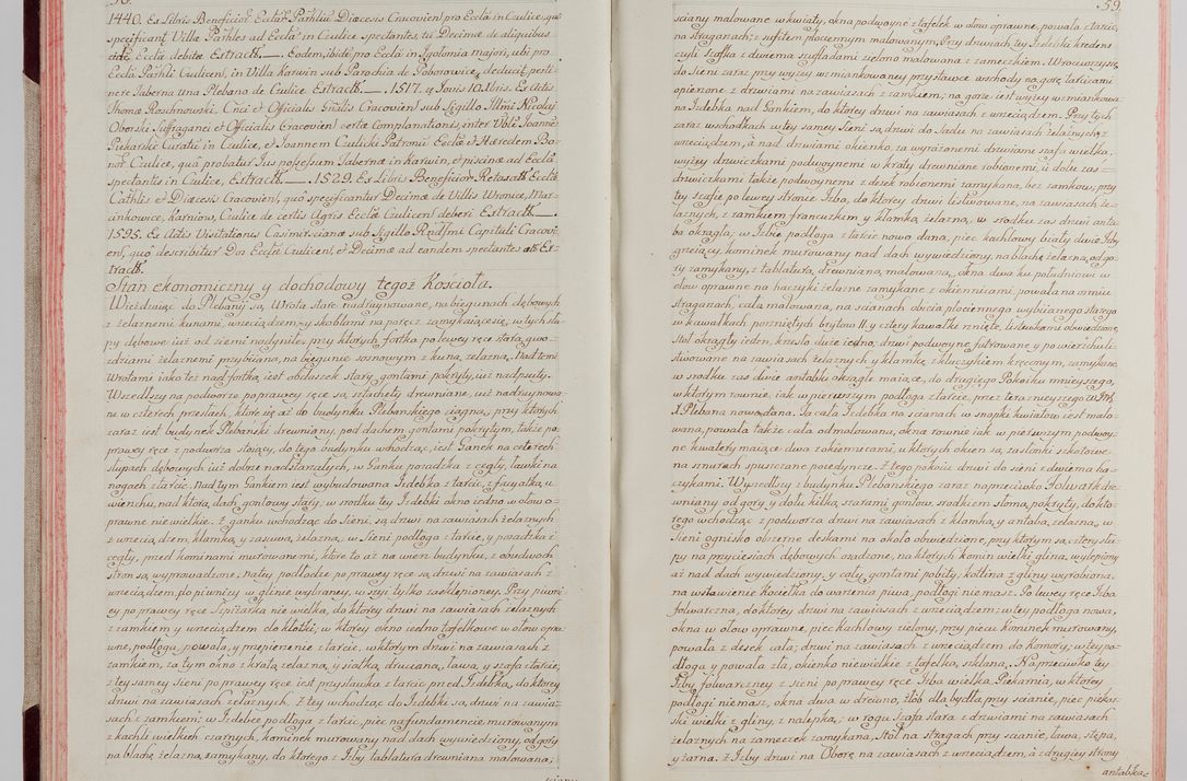 Zdjęcie nr 38 dla obiektu archiwalnego: Akta wizyty pod rządem dyecezyą J.O. Michała Jerzego Ciołka Xsiążęcia Poniatowskiego, biskupa płockiego, księcia pułtuskiego, koadiutora z całą jurysdykcją krakowksiego, xiążęcia siewierskiego, opata kommendataryusza czerwińskiego, dziekana warszawskiego, orderów Orła Białego i Świętego Stanisława kawalera, trzech dekanatów: proszowickiego, xiążnickiego i andrzejewskiego przez W.IMC.X Jacka Kochańskiego, kanonika sandomierskiego, plebana trojeckiego w roku 1783 odprawioney wypisane