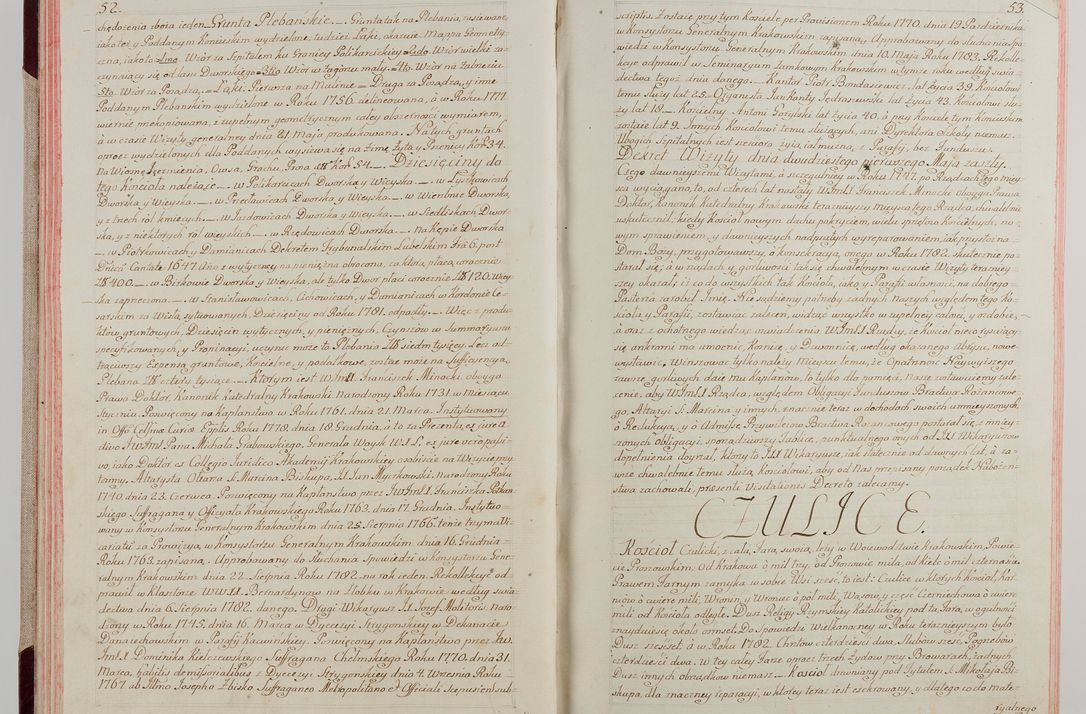 Zdjęcie nr 34 dla obiektu archiwalnego: Akta wizyty pod rządem dyecezyą J.O. Michała Jerzego Ciołka Xsiążęcia Poniatowskiego, biskupa płockiego, księcia pułtuskiego, koadiutora z całą jurysdykcją krakowksiego, xiążęcia siewierskiego, opata kommendataryusza czerwińskiego, dziekana warszawskiego, orderów Orła Białego i Świętego Stanisława kawalera, trzech dekanatów: proszowickiego, xiążnickiego i andrzejewskiego przez W.IMC.X Jacka Kochańskiego, kanonika sandomierskiego, plebana trojeckiego w roku 1783 odprawioney wypisane