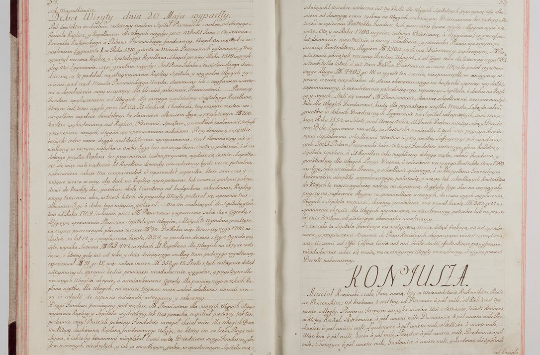 Zdjęcie nr 25 dla obiektu archiwalnego: Akta wizyty pod rządem dyecezyą J.O. Michała Jerzego Ciołka Xsiążęcia Poniatowskiego, biskupa płockiego, księcia pułtuskiego, koadiutora z całą jurysdykcją krakowksiego, xiążęcia siewierskiego, opata kommendataryusza czerwińskiego, dziekana warszawskiego, orderów Orła Białego i Świętego Stanisława kawalera, trzech dekanatów: proszowickiego, xiążnickiego i andrzejewskiego przez W.IMC.X Jacka Kochańskiego, kanonika sandomierskiego, plebana trojeckiego w roku 1783 odprawioney wypisane