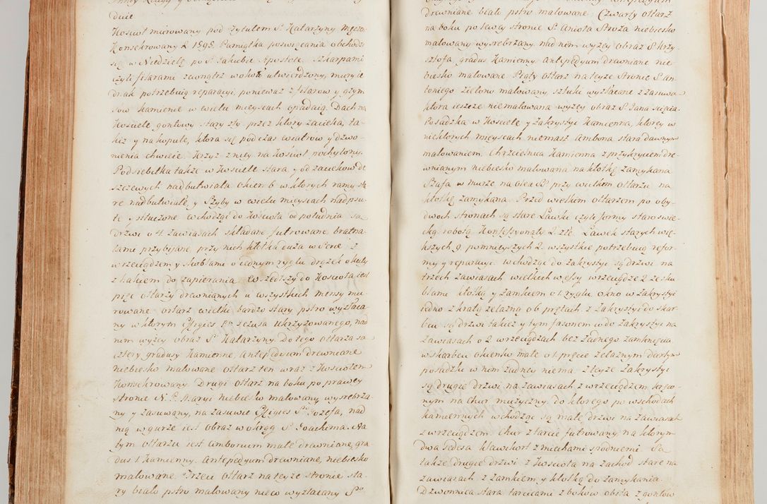 Zdjęcie nr 349 dla obiektu archiwalnego: Akta wizyty generalnej z woli i nakazu J.O. Xiążęcia Jm. Michała Jerzego Ciołka Poniatowskiego, biskupa płockiego, Xiążęcia pułtuskiego, koadiutora z całą jurysdykcją krakowskiego, Xiążęcia siewierskiego, opata kommendataryusza czerwińskiego, dziekana warszawskiego, orderów Orła Białego i św. Stanisława kawalera, w czterech dekanatach: Pacanowskim, Opatowskim, Witowskim i Sokolińskim przez Jmi Xiędza Antoniego Franciszka Dunina Kozickiego, Kollegiaty Pileckiej dziekana od dnia 15 miesiąca maja do dnia 22 października roku Pańskiego 1783 odprawionej