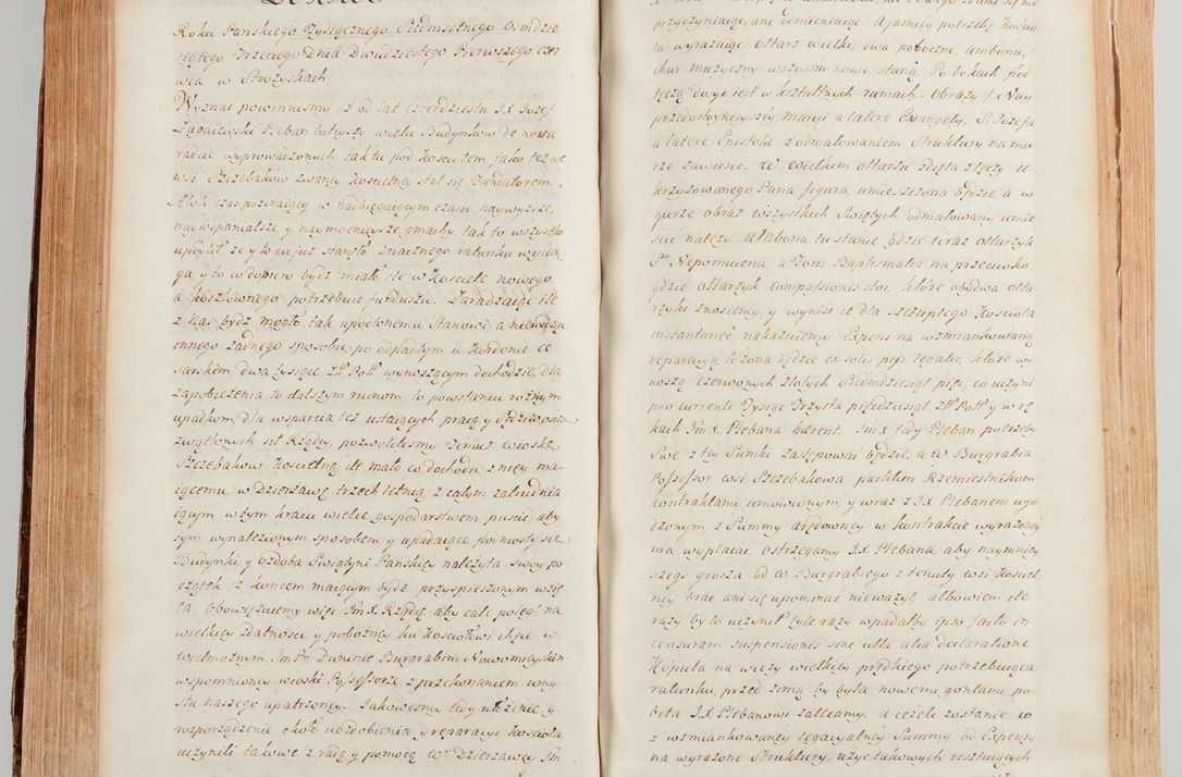 Zdjęcie nr 347 dla obiektu archiwalnego: Akta wizyty generalnej z woli i nakazu J.O. Xiążęcia Jm. Michała Jerzego Ciołka Poniatowskiego, biskupa płockiego, Xiążęcia pułtuskiego, koadiutora z całą jurysdykcją krakowskiego, Xiążęcia siewierskiego, opata kommendataryusza czerwińskiego, dziekana warszawskiego, orderów Orła Białego i św. Stanisława kawalera, w czterech dekanatach: Pacanowskim, Opatowskim, Witowskim i Sokolińskim przez Jmi Xiędza Antoniego Franciszka Dunina Kozickiego, Kollegiaty Pileckiej dziekana od dnia 15 miesiąca maja do dnia 22 października roku Pańskiego 1783 odprawionej