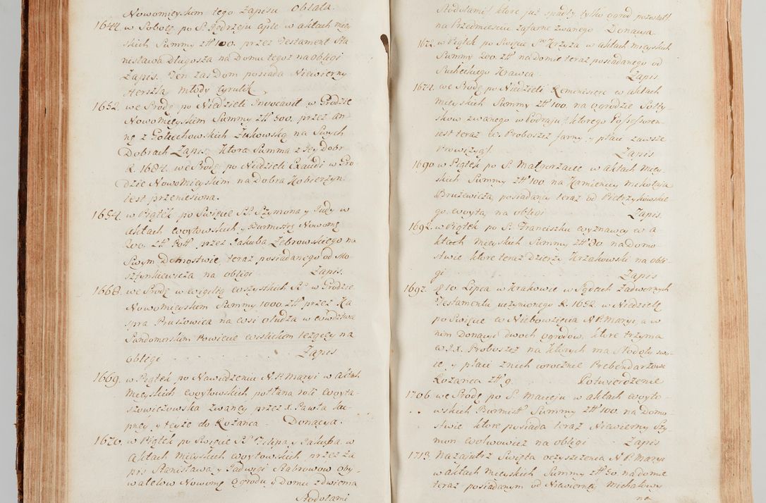 Zdjęcie nr 310 dla obiektu archiwalnego: Akta wizyty generalnej z woli i nakazu J.O. Xiążęcia Jm. Michała Jerzego Ciołka Poniatowskiego, biskupa płockiego, Xiążęcia pułtuskiego, koadiutora z całą jurysdykcją krakowskiego, Xiążęcia siewierskiego, opata kommendataryusza czerwińskiego, dziekana warszawskiego, orderów Orła Białego i św. Stanisława kawalera, w czterech dekanatach: Pacanowskim, Opatowskim, Witowskim i Sokolińskim przez Jmi Xiędza Antoniego Franciszka Dunina Kozickiego, Kollegiaty Pileckiej dziekana od dnia 15 miesiąca maja do dnia 22 października roku Pańskiego 1783 odprawionej