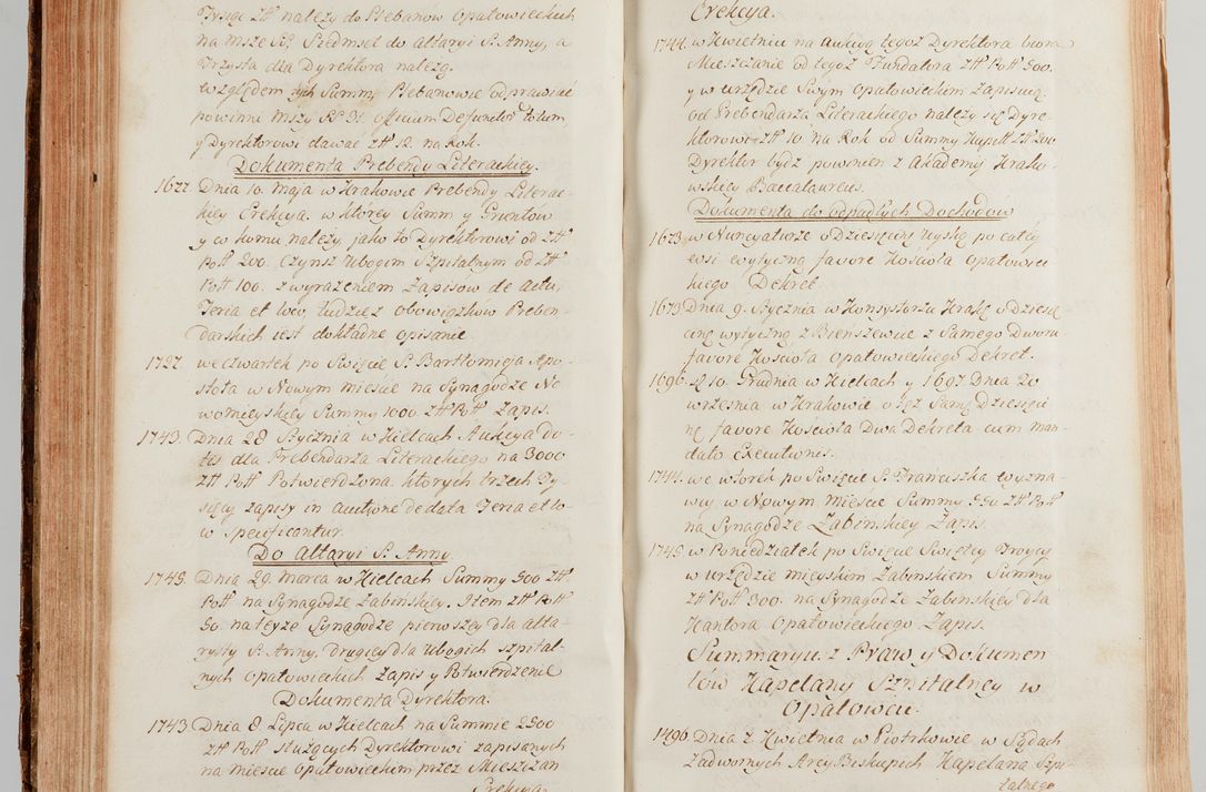 Zdjęcie nr 276 dla obiektu archiwalnego: Akta wizyty generalnej z woli i nakazu J.O. Xiążęcia Jm. Michała Jerzego Ciołka Poniatowskiego, biskupa płockiego, Xiążęcia pułtuskiego, koadiutora z całą jurysdykcją krakowskiego, Xiążęcia siewierskiego, opata kommendataryusza czerwińskiego, dziekana warszawskiego, orderów Orła Białego i św. Stanisława kawalera, w czterech dekanatach: Pacanowskim, Opatowskim, Witowskim i Sokolińskim przez Jmi Xiędza Antoniego Franciszka Dunina Kozickiego, Kollegiaty Pileckiej dziekana od dnia 15 miesiąca maja do dnia 22 października roku Pańskiego 1783 odprawionej