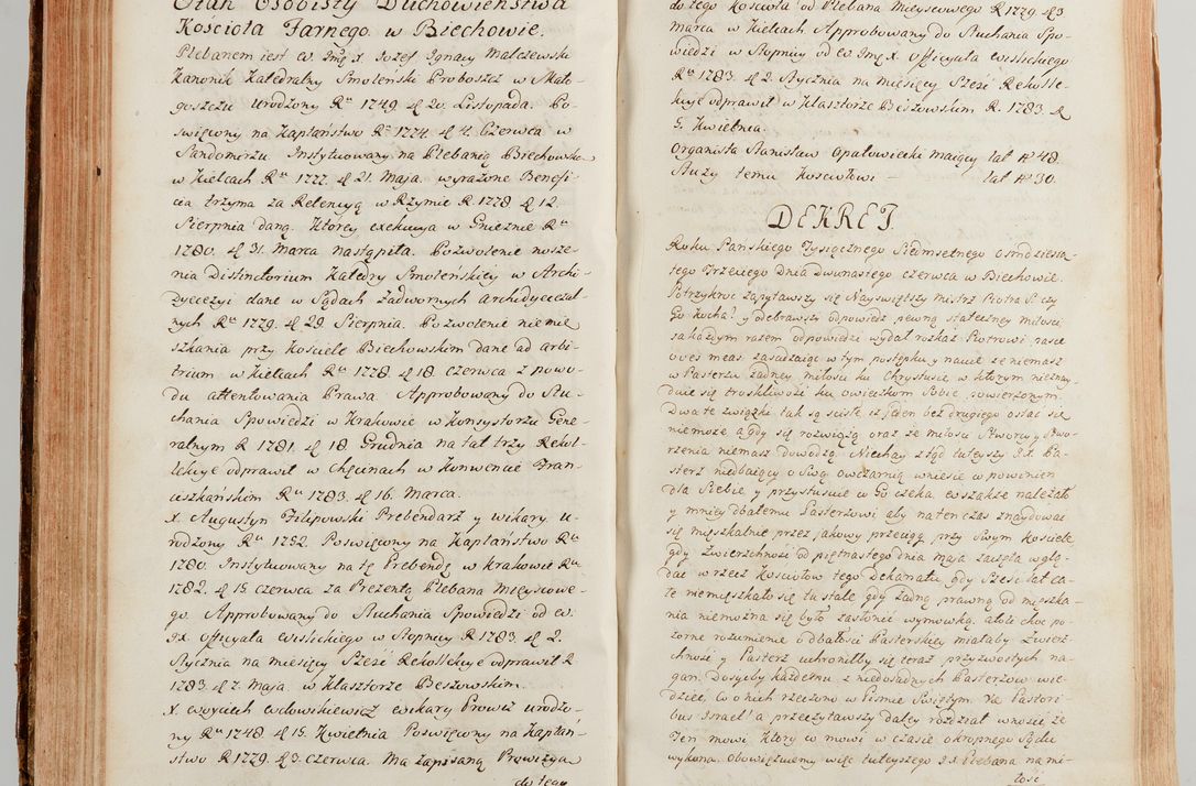 Zdjęcie nr 268 dla obiektu archiwalnego: Akta wizyty generalnej z woli i nakazu J.O. Xiążęcia Jm. Michała Jerzego Ciołka Poniatowskiego, biskupa płockiego, Xiążęcia pułtuskiego, koadiutora z całą jurysdykcją krakowskiego, Xiążęcia siewierskiego, opata kommendataryusza czerwińskiego, dziekana warszawskiego, orderów Orła Białego i św. Stanisława kawalera, w czterech dekanatach: Pacanowskim, Opatowskim, Witowskim i Sokolińskim przez Jmi Xiędza Antoniego Franciszka Dunina Kozickiego, Kollegiaty Pileckiej dziekana od dnia 15 miesiąca maja do dnia 22 października roku Pańskiego 1783 odprawionej
