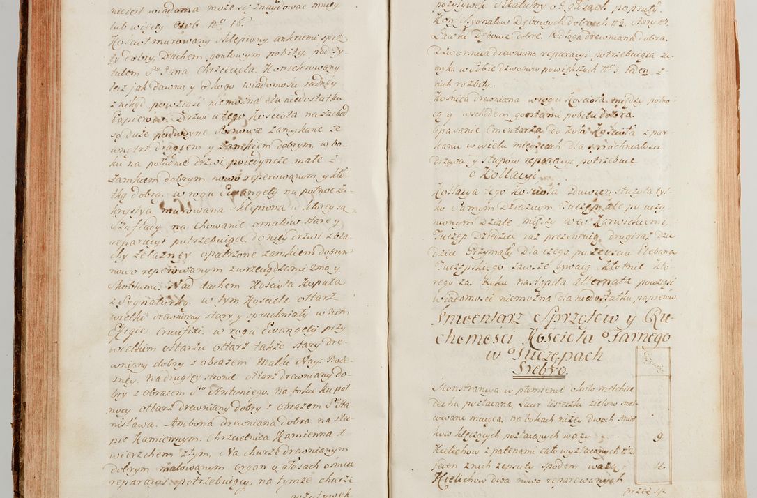 Zdjęcie nr 228 dla obiektu archiwalnego: Akta wizyty generalnej z woli i nakazu J.O. Xiążęcia Jm. Michała Jerzego Ciołka Poniatowskiego, biskupa płockiego, Xiążęcia pułtuskiego, koadiutora z całą jurysdykcją krakowskiego, Xiążęcia siewierskiego, opata kommendataryusza czerwińskiego, dziekana warszawskiego, orderów Orła Białego i św. Stanisława kawalera, w czterech dekanatach: Pacanowskim, Opatowskim, Witowskim i Sokolińskim przez Jmi Xiędza Antoniego Franciszka Dunina Kozickiego, Kollegiaty Pileckiej dziekana od dnia 15 miesiąca maja do dnia 22 października roku Pańskiego 1783 odprawionej