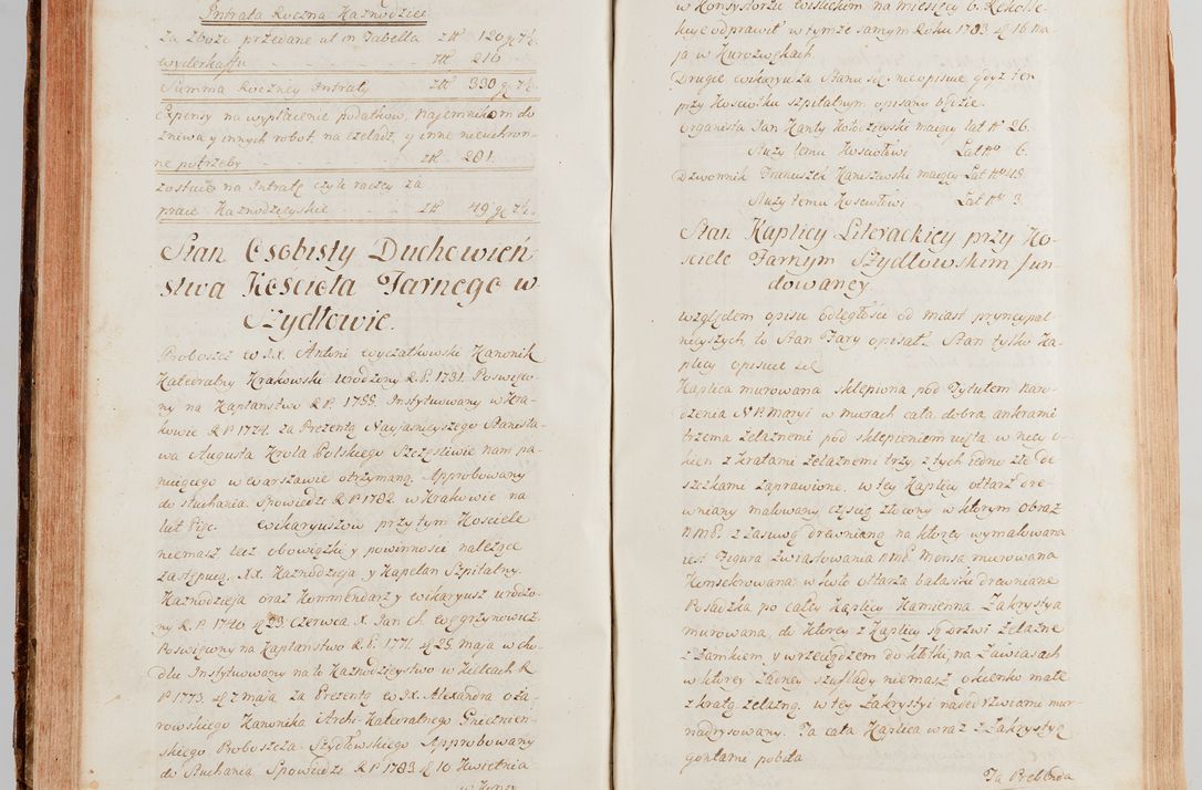 Zdjęcie nr 212 dla obiektu archiwalnego: Akta wizyty generalnej z woli i nakazu J.O. Xiążęcia Jm. Michała Jerzego Ciołka Poniatowskiego, biskupa płockiego, Xiążęcia pułtuskiego, koadiutora z całą jurysdykcją krakowskiego, Xiążęcia siewierskiego, opata kommendataryusza czerwińskiego, dziekana warszawskiego, orderów Orła Białego i św. Stanisława kawalera, w czterech dekanatach: Pacanowskim, Opatowskim, Witowskim i Sokolińskim przez Jmi Xiędza Antoniego Franciszka Dunina Kozickiego, Kollegiaty Pileckiej dziekana od dnia 15 miesiąca maja do dnia 22 października roku Pańskiego 1783 odprawionej