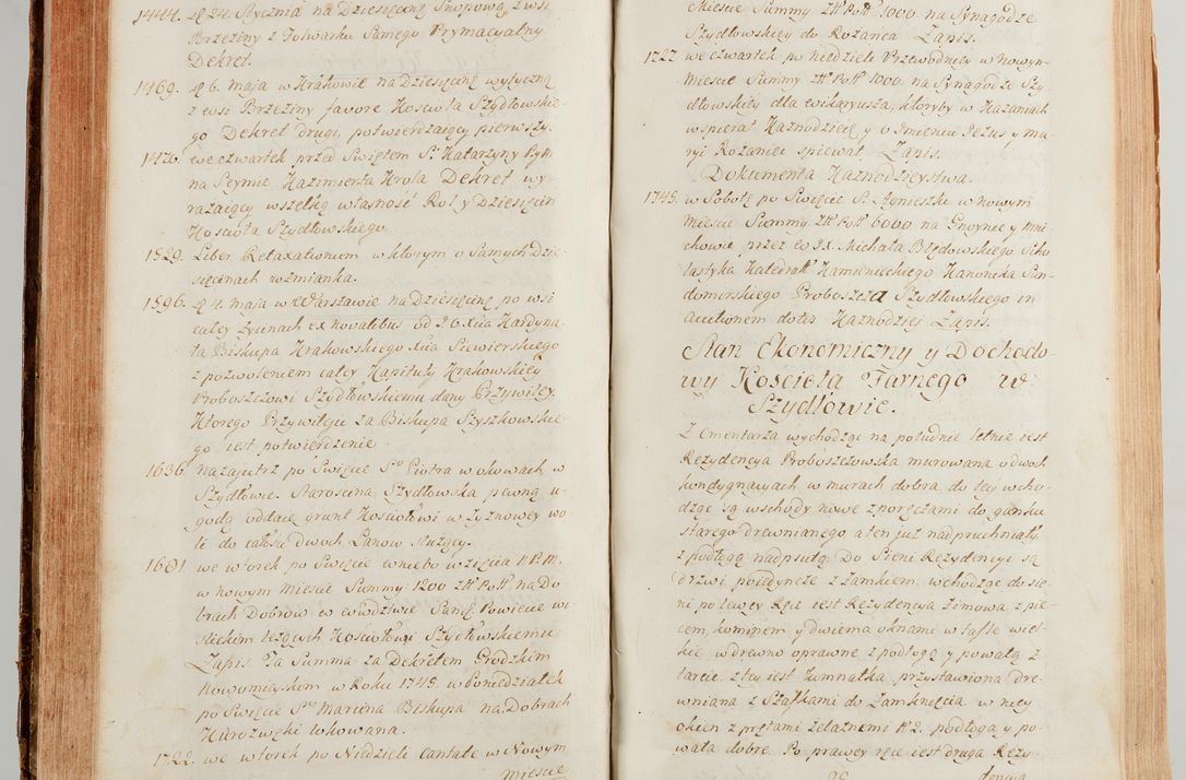 Zdjęcie nr 206 dla obiektu archiwalnego: Akta wizyty generalnej z woli i nakazu J.O. Xiążęcia Jm. Michała Jerzego Ciołka Poniatowskiego, biskupa płockiego, Xiążęcia pułtuskiego, koadiutora z całą jurysdykcją krakowskiego, Xiążęcia siewierskiego, opata kommendataryusza czerwińskiego, dziekana warszawskiego, orderów Orła Białego i św. Stanisława kawalera, w czterech dekanatach: Pacanowskim, Opatowskim, Witowskim i Sokolińskim przez Jmi Xiędza Antoniego Franciszka Dunina Kozickiego, Kollegiaty Pileckiej dziekana od dnia 15 miesiąca maja do dnia 22 października roku Pańskiego 1783 odprawionej