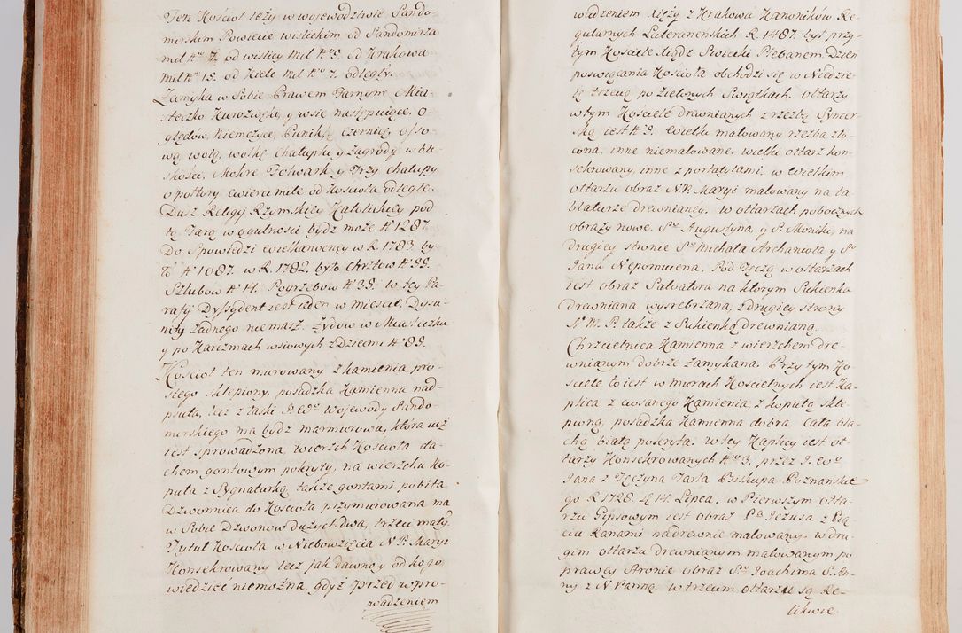 Zdjęcie nr 163 dla obiektu archiwalnego: Akta wizyty generalnej z woli i nakazu J.O. Xiążęcia Jm. Michała Jerzego Ciołka Poniatowskiego, biskupa płockiego, Xiążęcia pułtuskiego, koadiutora z całą jurysdykcją krakowskiego, Xiążęcia siewierskiego, opata kommendataryusza czerwińskiego, dziekana warszawskiego, orderów Orła Białego i św. Stanisława kawalera, w czterech dekanatach: Pacanowskim, Opatowskim, Witowskim i Sokolińskim przez Jmi Xiędza Antoniego Franciszka Dunina Kozickiego, Kollegiaty Pileckiej dziekana od dnia 15 miesiąca maja do dnia 22 października roku Pańskiego 1783 odprawionej