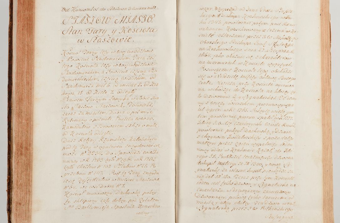 Zdjęcie nr 139 dla obiektu archiwalnego: Akta wizyty generalnej z woli i nakazu J.O. Xiążęcia Jm. Michała Jerzego Ciołka Poniatowskiego, biskupa płockiego, Xiążęcia pułtuskiego, koadiutora z całą jurysdykcją krakowskiego, Xiążęcia siewierskiego, opata kommendataryusza czerwińskiego, dziekana warszawskiego, orderów Orła Białego i św. Stanisława kawalera, w czterech dekanatach: Pacanowskim, Opatowskim, Witowskim i Sokolińskim przez Jmi Xiędza Antoniego Franciszka Dunina Kozickiego, Kollegiaty Pileckiej dziekana od dnia 15 miesiąca maja do dnia 22 października roku Pańskiego 1783 odprawionej