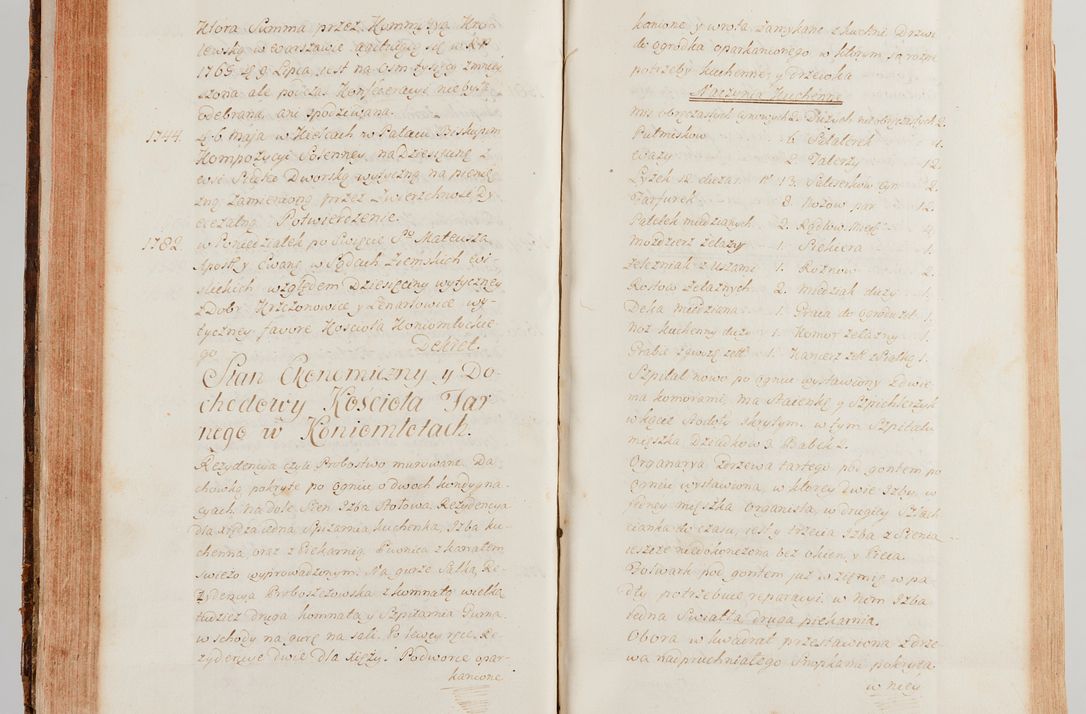 Zdjęcie nr 133 dla obiektu archiwalnego: Akta wizyty generalnej z woli i nakazu J.O. Xiążęcia Jm. Michała Jerzego Ciołka Poniatowskiego, biskupa płockiego, Xiążęcia pułtuskiego, koadiutora z całą jurysdykcją krakowskiego, Xiążęcia siewierskiego, opata kommendataryusza czerwińskiego, dziekana warszawskiego, orderów Orła Białego i św. Stanisława kawalera, w czterech dekanatach: Pacanowskim, Opatowskim, Witowskim i Sokolińskim przez Jmi Xiędza Antoniego Franciszka Dunina Kozickiego, Kollegiaty Pileckiej dziekana od dnia 15 miesiąca maja do dnia 22 października roku Pańskiego 1783 odprawionej