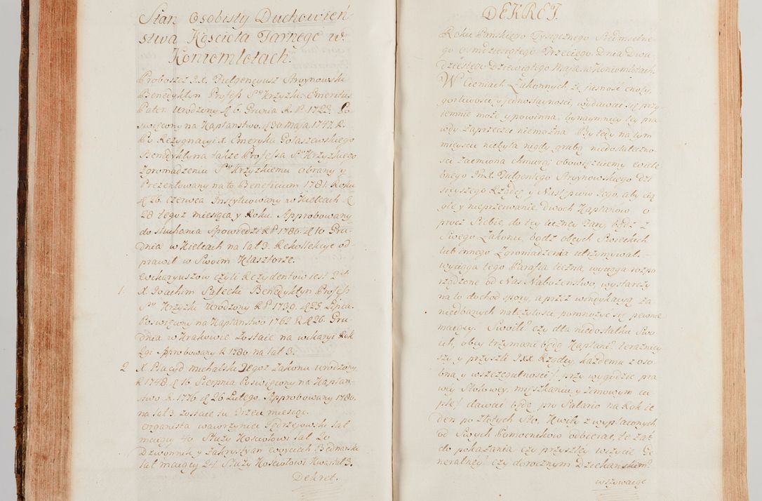 Zdjęcie nr 136 dla obiektu archiwalnego: Akta wizyty generalnej z woli i nakazu J.O. Xiążęcia Jm. Michała Jerzego Ciołka Poniatowskiego, biskupa płockiego, Xiążęcia pułtuskiego, koadiutora z całą jurysdykcją krakowskiego, Xiążęcia siewierskiego, opata kommendataryusza czerwińskiego, dziekana warszawskiego, orderów Orła Białego i św. Stanisława kawalera, w czterech dekanatach: Pacanowskim, Opatowskim, Witowskim i Sokolińskim przez Jmi Xiędza Antoniego Franciszka Dunina Kozickiego, Kollegiaty Pileckiej dziekana od dnia 15 miesiąca maja do dnia 22 października roku Pańskiego 1783 odprawionej