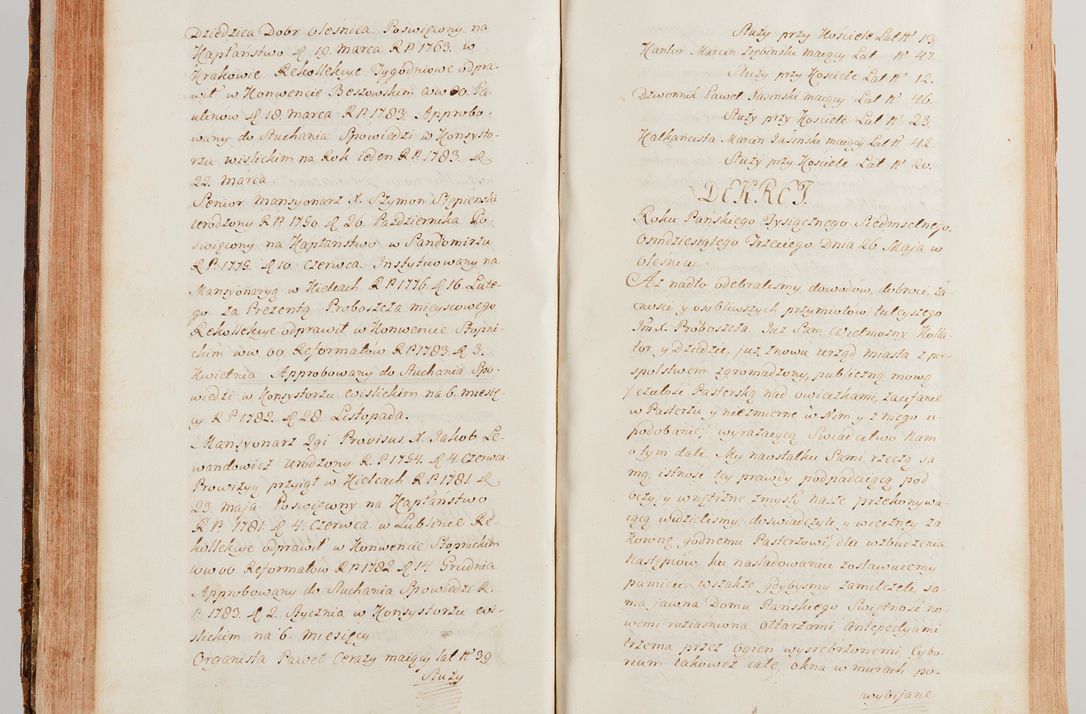 Zdjęcie nr 119 dla obiektu archiwalnego: Akta wizyty generalnej z woli i nakazu J.O. Xiążęcia Jm. Michała Jerzego Ciołka Poniatowskiego, biskupa płockiego, Xiążęcia pułtuskiego, koadiutora z całą jurysdykcją krakowskiego, Xiążęcia siewierskiego, opata kommendataryusza czerwińskiego, dziekana warszawskiego, orderów Orła Białego i św. Stanisława kawalera, w czterech dekanatach: Pacanowskim, Opatowskim, Witowskim i Sokolińskim przez Jmi Xiędza Antoniego Franciszka Dunina Kozickiego, Kollegiaty Pileckiej dziekana od dnia 15 miesiąca maja do dnia 22 października roku Pańskiego 1783 odprawionej