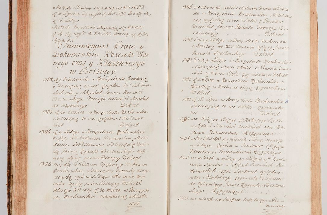Zdjęcie nr 85 dla obiektu archiwalnego: Akta wizyty generalnej z woli i nakazu J.O. Xiążęcia Jm. Michała Jerzego Ciołka Poniatowskiego, biskupa płockiego, Xiążęcia pułtuskiego, koadiutora z całą jurysdykcją krakowskiego, Xiążęcia siewierskiego, opata kommendataryusza czerwińskiego, dziekana warszawskiego, orderów Orła Białego i św. Stanisława kawalera, w czterech dekanatach: Pacanowskim, Opatowskim, Witowskim i Sokolińskim przez Jmi Xiędza Antoniego Franciszka Dunina Kozickiego, Kollegiaty Pileckiej dziekana od dnia 15 miesiąca maja do dnia 22 października roku Pańskiego 1783 odprawionej