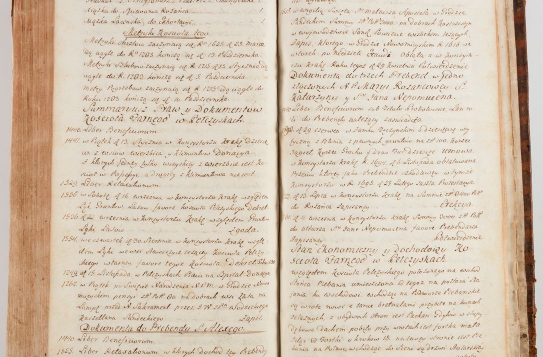 Zdjęcie nr 700 dla obiektu archiwalnego: Akta wizyty generalnej z woli i nakazu J.O. Xiążęcia Jm. Michała Jerzego Ciołka Poniatowskiego, biskupa płockiego, Xiążęcia pułtuskiego, koadiutora z całą jurysdykcją krakowskiego, Xiążęcia siewierskiego, opata kommendataryusza czerwińskiego, dziekana warszawskiego, orderów Orła Białego i św. Stanisława kawalera, w czterech dekanatach: Pacanowskim, Opatowskim, Witowskim i Sokolińskim przez Jmi Xiędza Antoniego Franciszka Dunina Kozickiego, Kollegiaty Pileckiej dziekana od dnia 15 miesiąca maja do dnia 22 października roku Pańskiego 1783 odprawionej