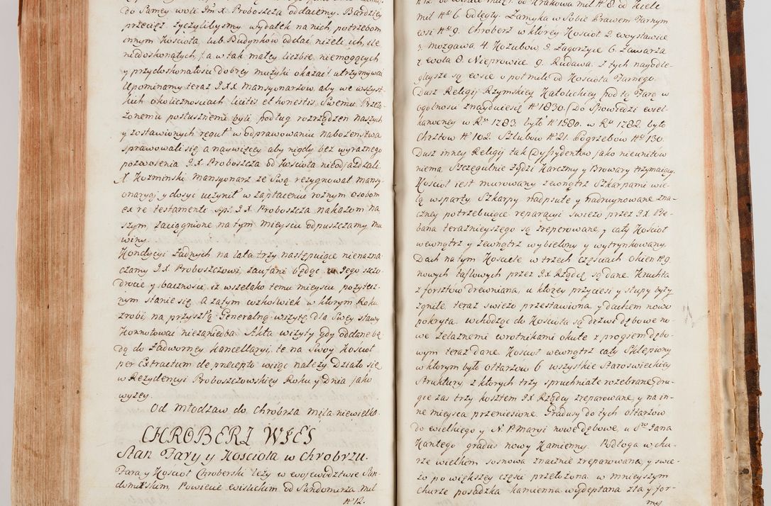 Zdjęcie nr 681 dla obiektu archiwalnego: Akta wizyty generalnej z woli i nakazu J.O. Xiążęcia Jm. Michała Jerzego Ciołka Poniatowskiego, biskupa płockiego, Xiążęcia pułtuskiego, koadiutora z całą jurysdykcją krakowskiego, Xiążęcia siewierskiego, opata kommendataryusza czerwińskiego, dziekana warszawskiego, orderów Orła Białego i św. Stanisława kawalera, w czterech dekanatach: Pacanowskim, Opatowskim, Witowskim i Sokolińskim przez Jmi Xiędza Antoniego Franciszka Dunina Kozickiego, Kollegiaty Pileckiej dziekana od dnia 15 miesiąca maja do dnia 22 października roku Pańskiego 1783 odprawionej