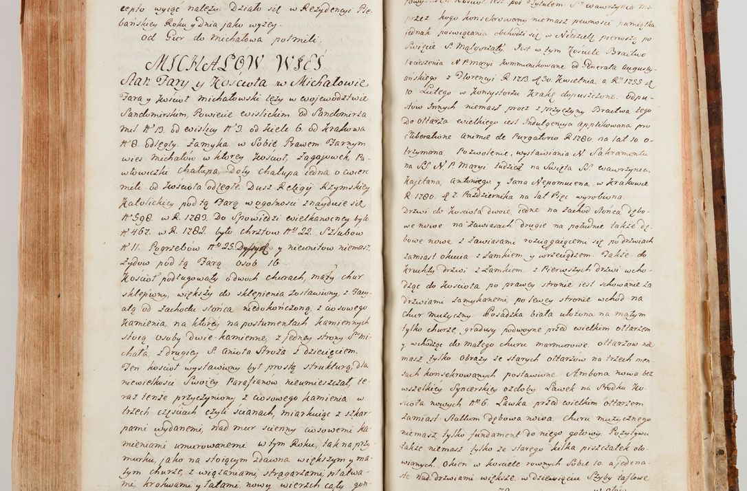 Zdjęcie nr 650 dla obiektu archiwalnego: Akta wizyty generalnej z woli i nakazu J.O. Xiążęcia Jm. Michała Jerzego Ciołka Poniatowskiego, biskupa płockiego, Xiążęcia pułtuskiego, koadiutora z całą jurysdykcją krakowskiego, Xiążęcia siewierskiego, opata kommendataryusza czerwińskiego, dziekana warszawskiego, orderów Orła Białego i św. Stanisława kawalera, w czterech dekanatach: Pacanowskim, Opatowskim, Witowskim i Sokolińskim przez Jmi Xiędza Antoniego Franciszka Dunina Kozickiego, Kollegiaty Pileckiej dziekana od dnia 15 miesiąca maja do dnia 22 października roku Pańskiego 1783 odprawionej