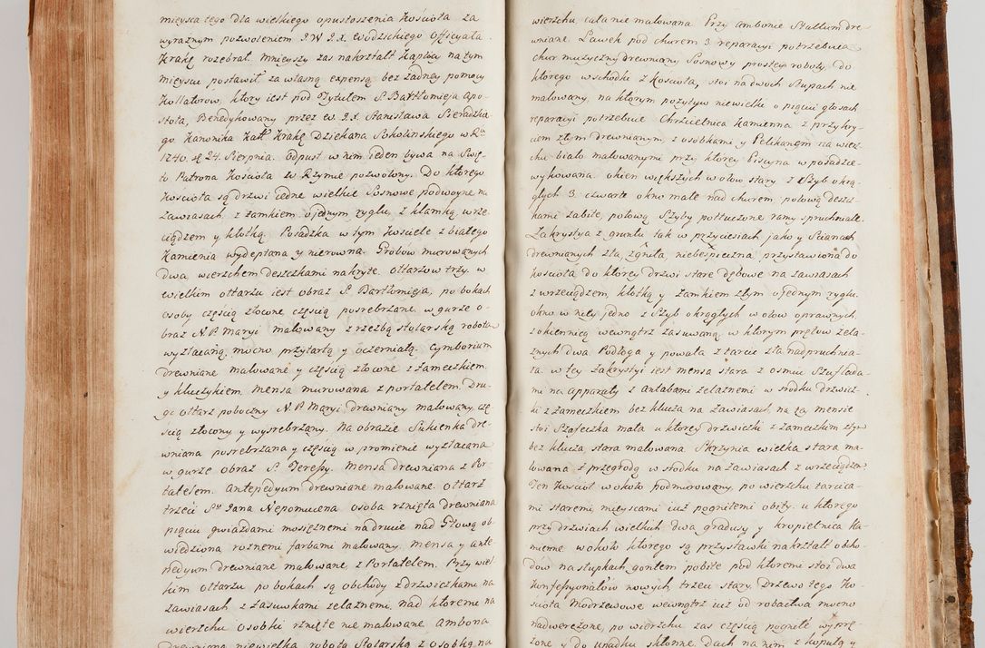 Zdjęcie nr 641 dla obiektu archiwalnego: Akta wizyty generalnej z woli i nakazu J.O. Xiążęcia Jm. Michała Jerzego Ciołka Poniatowskiego, biskupa płockiego, Xiążęcia pułtuskiego, koadiutora z całą jurysdykcją krakowskiego, Xiążęcia siewierskiego, opata kommendataryusza czerwińskiego, dziekana warszawskiego, orderów Orła Białego i św. Stanisława kawalera, w czterech dekanatach: Pacanowskim, Opatowskim, Witowskim i Sokolińskim przez Jmi Xiędza Antoniego Franciszka Dunina Kozickiego, Kollegiaty Pileckiej dziekana od dnia 15 miesiąca maja do dnia 22 października roku Pańskiego 1783 odprawionej