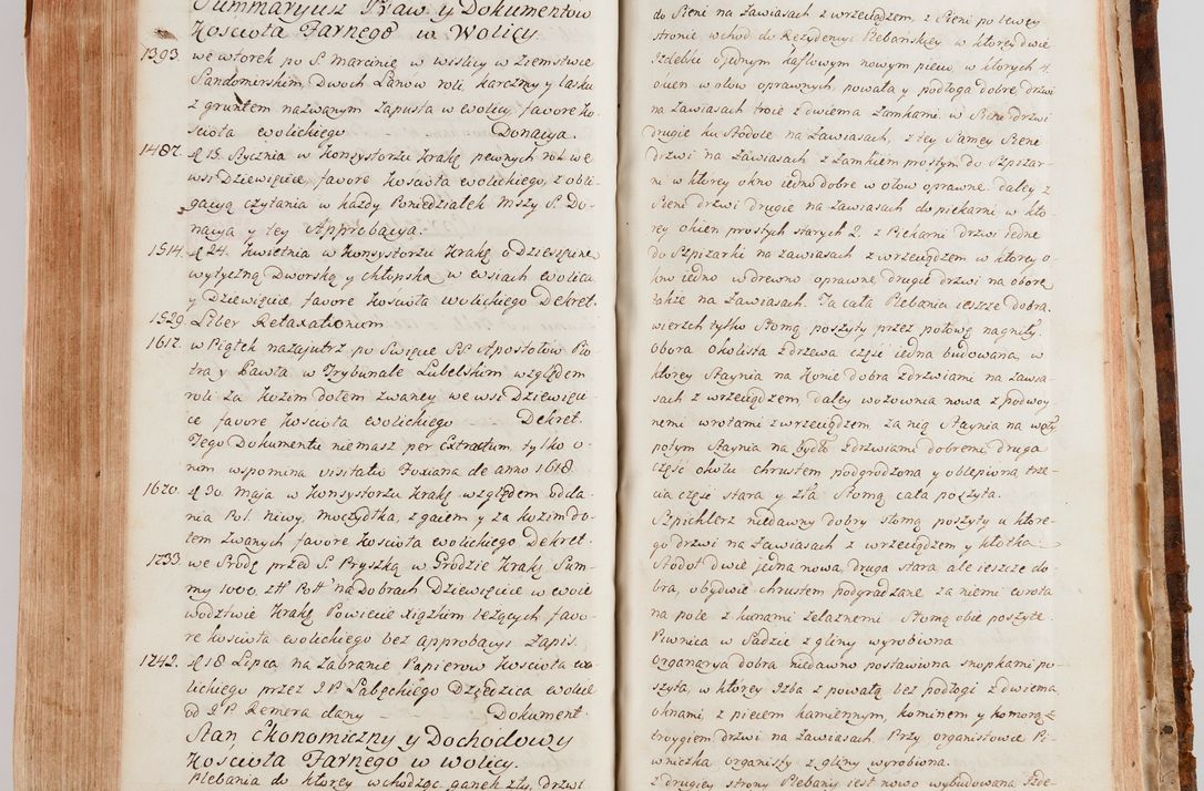 Zdjęcie nr 638 dla obiektu archiwalnego: Akta wizyty generalnej z woli i nakazu J.O. Xiążęcia Jm. Michała Jerzego Ciołka Poniatowskiego, biskupa płockiego, Xiążęcia pułtuskiego, koadiutora z całą jurysdykcją krakowskiego, Xiążęcia siewierskiego, opata kommendataryusza czerwińskiego, dziekana warszawskiego, orderów Orła Białego i św. Stanisława kawalera, w czterech dekanatach: Pacanowskim, Opatowskim, Witowskim i Sokolińskim przez Jmi Xiędza Antoniego Franciszka Dunina Kozickiego, Kollegiaty Pileckiej dziekana od dnia 15 miesiąca maja do dnia 22 października roku Pańskiego 1783 odprawionej