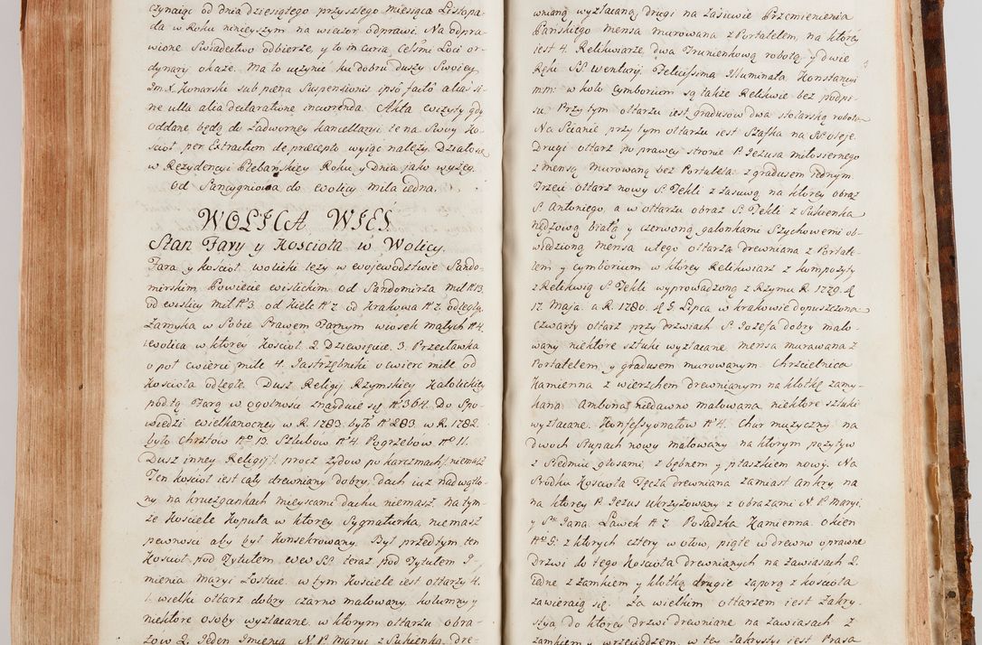 Zdjęcie nr 635 dla obiektu archiwalnego: Akta wizyty generalnej z woli i nakazu J.O. Xiążęcia Jm. Michała Jerzego Ciołka Poniatowskiego, biskupa płockiego, Xiążęcia pułtuskiego, koadiutora z całą jurysdykcją krakowskiego, Xiążęcia siewierskiego, opata kommendataryusza czerwińskiego, dziekana warszawskiego, orderów Orła Białego i św. Stanisława kawalera, w czterech dekanatach: Pacanowskim, Opatowskim, Witowskim i Sokolińskim przez Jmi Xiędza Antoniego Franciszka Dunina Kozickiego, Kollegiaty Pileckiej dziekana od dnia 15 miesiąca maja do dnia 22 października roku Pańskiego 1783 odprawionej