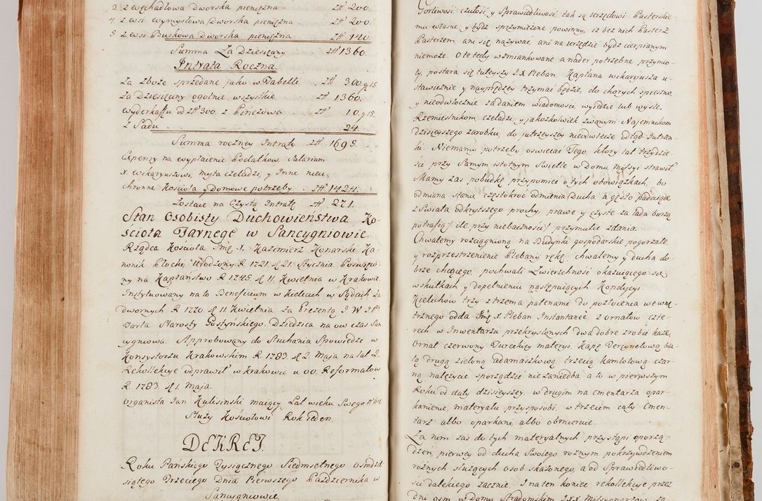 Zdjęcie nr 634 dla obiektu archiwalnego: Akta wizyty generalnej z woli i nakazu J.O. Xiążęcia Jm. Michała Jerzego Ciołka Poniatowskiego, biskupa płockiego, Xiążęcia pułtuskiego, koadiutora z całą jurysdykcją krakowskiego, Xiążęcia siewierskiego, opata kommendataryusza czerwińskiego, dziekana warszawskiego, orderów Orła Białego i św. Stanisława kawalera, w czterech dekanatach: Pacanowskim, Opatowskim, Witowskim i Sokolińskim przez Jmi Xiędza Antoniego Franciszka Dunina Kozickiego, Kollegiaty Pileckiej dziekana od dnia 15 miesiąca maja do dnia 22 października roku Pańskiego 1783 odprawionej