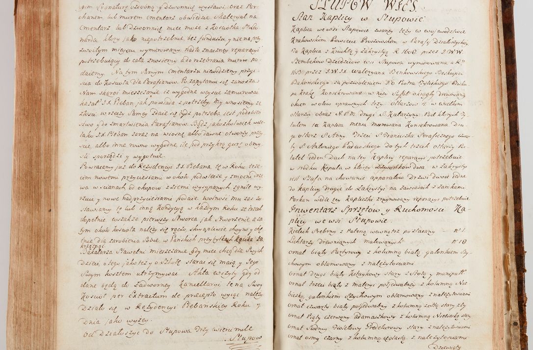 Zdjęcie nr 624 dla obiektu archiwalnego: Akta wizyty generalnej z woli i nakazu J.O. Xiążęcia Jm. Michała Jerzego Ciołka Poniatowskiego, biskupa płockiego, Xiążęcia pułtuskiego, koadiutora z całą jurysdykcją krakowskiego, Xiążęcia siewierskiego, opata kommendataryusza czerwińskiego, dziekana warszawskiego, orderów Orła Białego i św. Stanisława kawalera, w czterech dekanatach: Pacanowskim, Opatowskim, Witowskim i Sokolińskim przez Jmi Xiędza Antoniego Franciszka Dunina Kozickiego, Kollegiaty Pileckiej dziekana od dnia 15 miesiąca maja do dnia 22 października roku Pańskiego 1783 odprawionej
