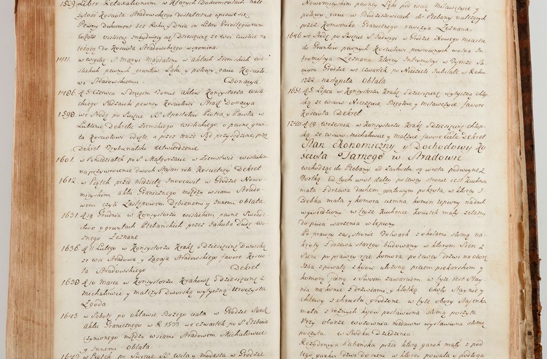 Zdjęcie nr 601 dla obiektu archiwalnego: Akta wizyty generalnej z woli i nakazu J.O. Xiążęcia Jm. Michała Jerzego Ciołka Poniatowskiego, biskupa płockiego, Xiążęcia pułtuskiego, koadiutora z całą jurysdykcją krakowskiego, Xiążęcia siewierskiego, opata kommendataryusza czerwińskiego, dziekana warszawskiego, orderów Orła Białego i św. Stanisława kawalera, w czterech dekanatach: Pacanowskim, Opatowskim, Witowskim i Sokolińskim przez Jmi Xiędza Antoniego Franciszka Dunina Kozickiego, Kollegiaty Pileckiej dziekana od dnia 15 miesiąca maja do dnia 22 października roku Pańskiego 1783 odprawionej